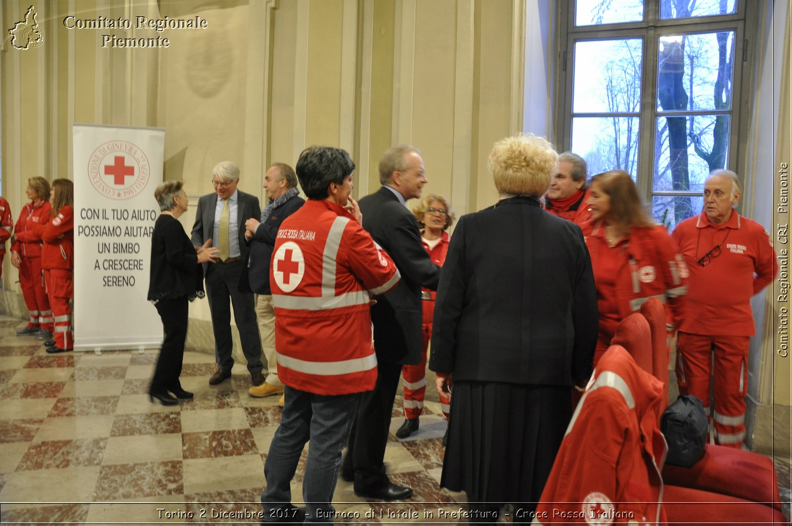 Torino 2 Dicembre 2017 - Burraco di Natale in Prefettura - Croce Rossa Italiana- Comitato Regionale del Piemonte