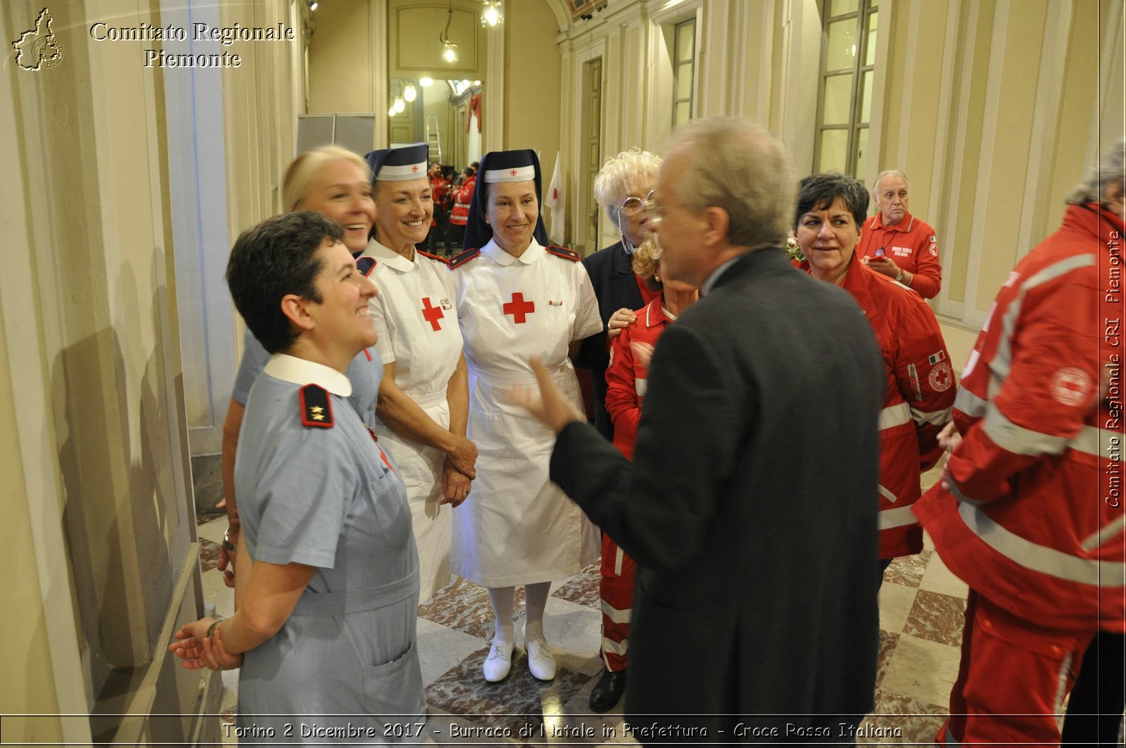 Torino 2 Dicembre 2017 - Burraco di Natale in Prefettura - Croce Rossa Italiana- Comitato Regionale del Piemonte