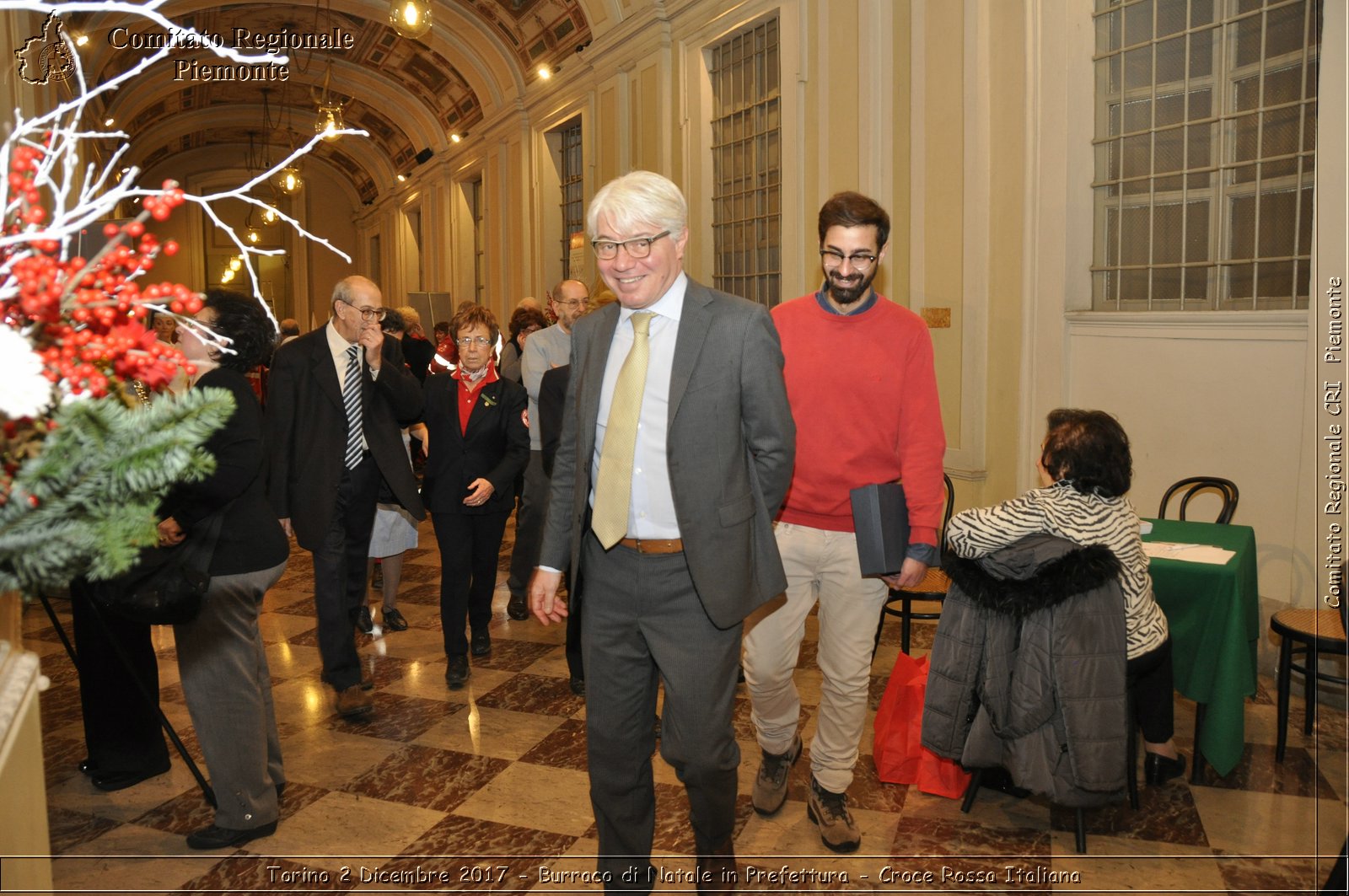 Torino 2 Dicembre 2017 - Burraco di Natale in Prefettura - Croce Rossa Italiana- Comitato Regionale del Piemonte