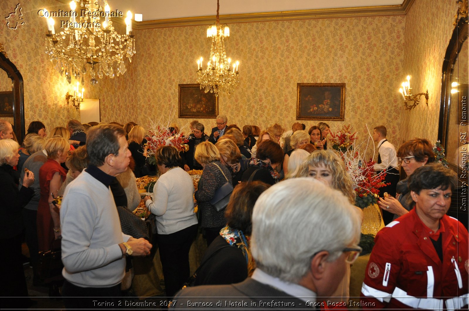 Torino 2 Dicembre 2017 - Burraco di Natale in Prefettura - Croce Rossa Italiana- Comitato Regionale del Piemonte