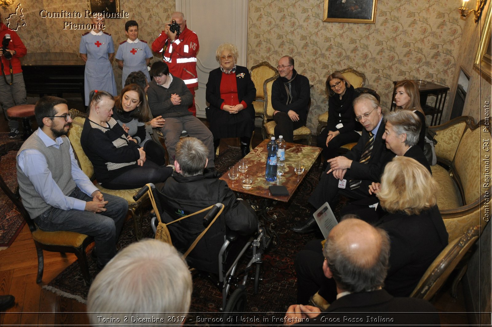 Torino 2 Dicembre 2017 - Burraco di Natale in Prefettura - Croce Rossa Italiana- Comitato Regionale del Piemonte