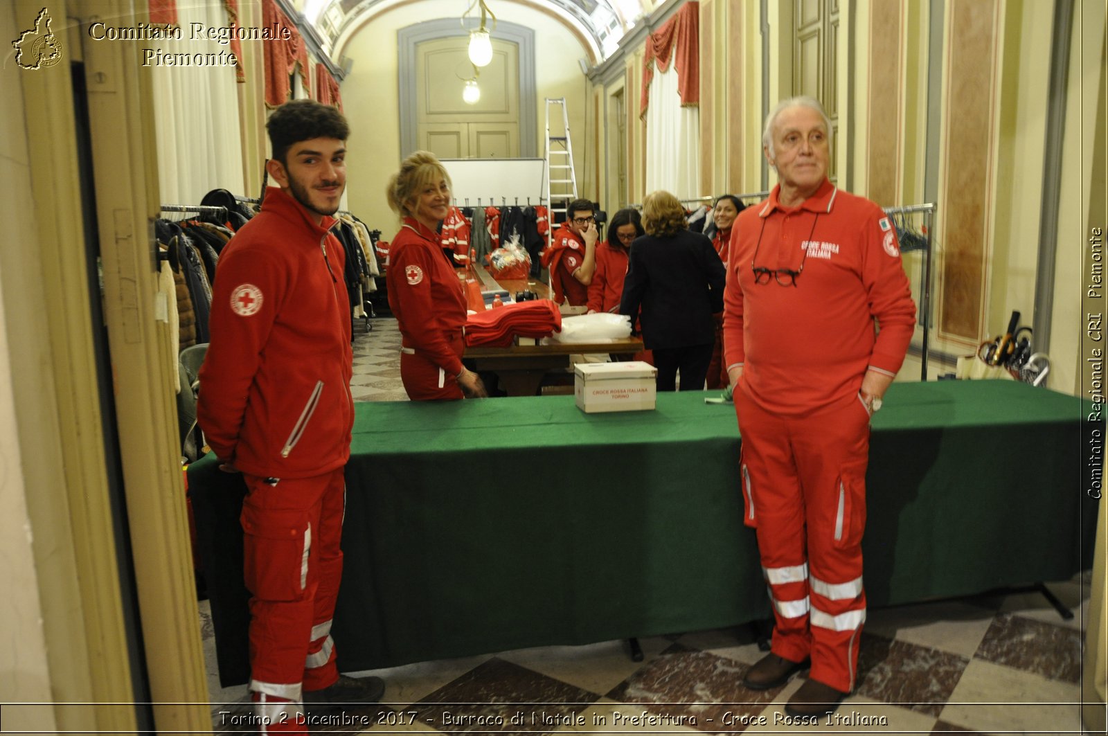 Torino 2 Dicembre 2017 - Burraco di Natale in Prefettura - Croce Rossa Italiana- Comitato Regionale del Piemonte