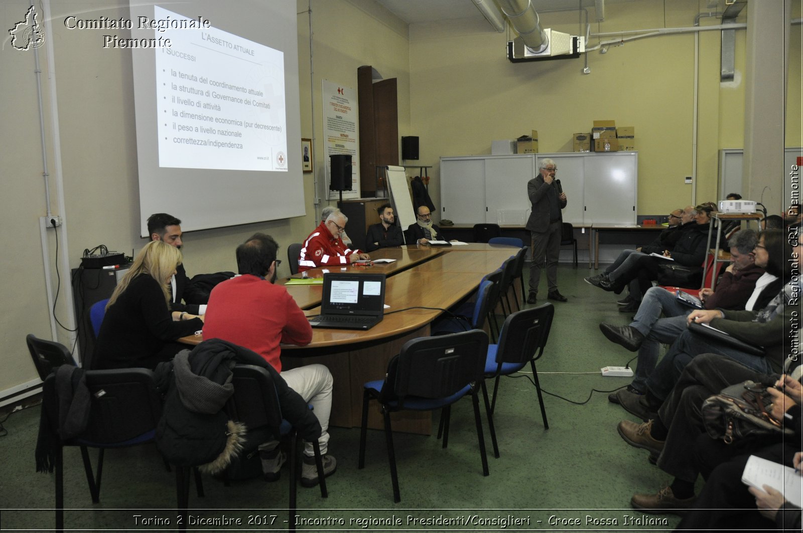 Torino 2 Dicembre 2017 - Incontro regionale Presidenti/Consiglieri - Croce Rossa Italiana- Comitato Regionale del Piemonte