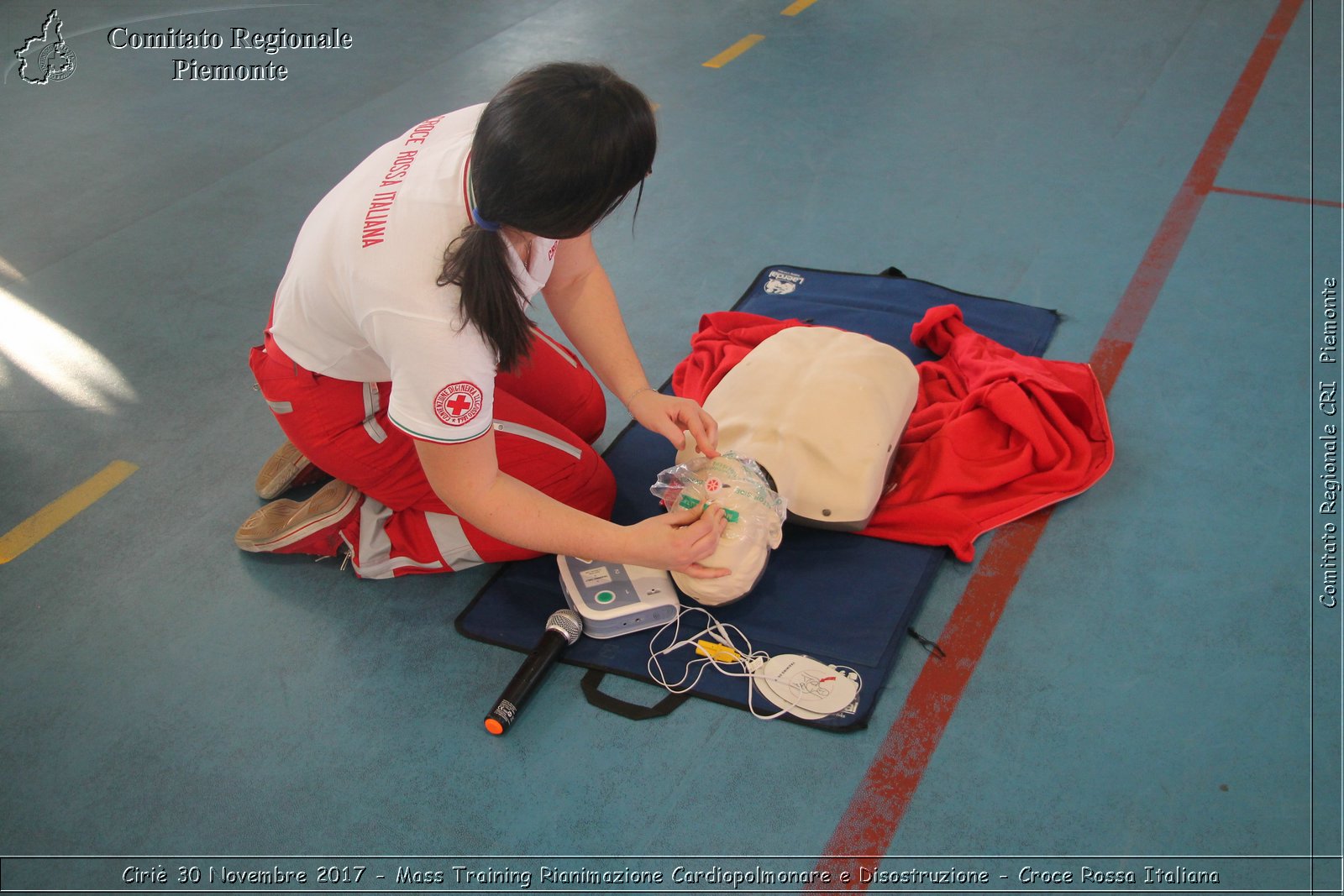 Ciri 30 Novembre 2017 - Mass Training Rianimazione Cardiopolmonare e Disostruzione - Croce Rossa Italiana- Comitato Regionale del Piemonte