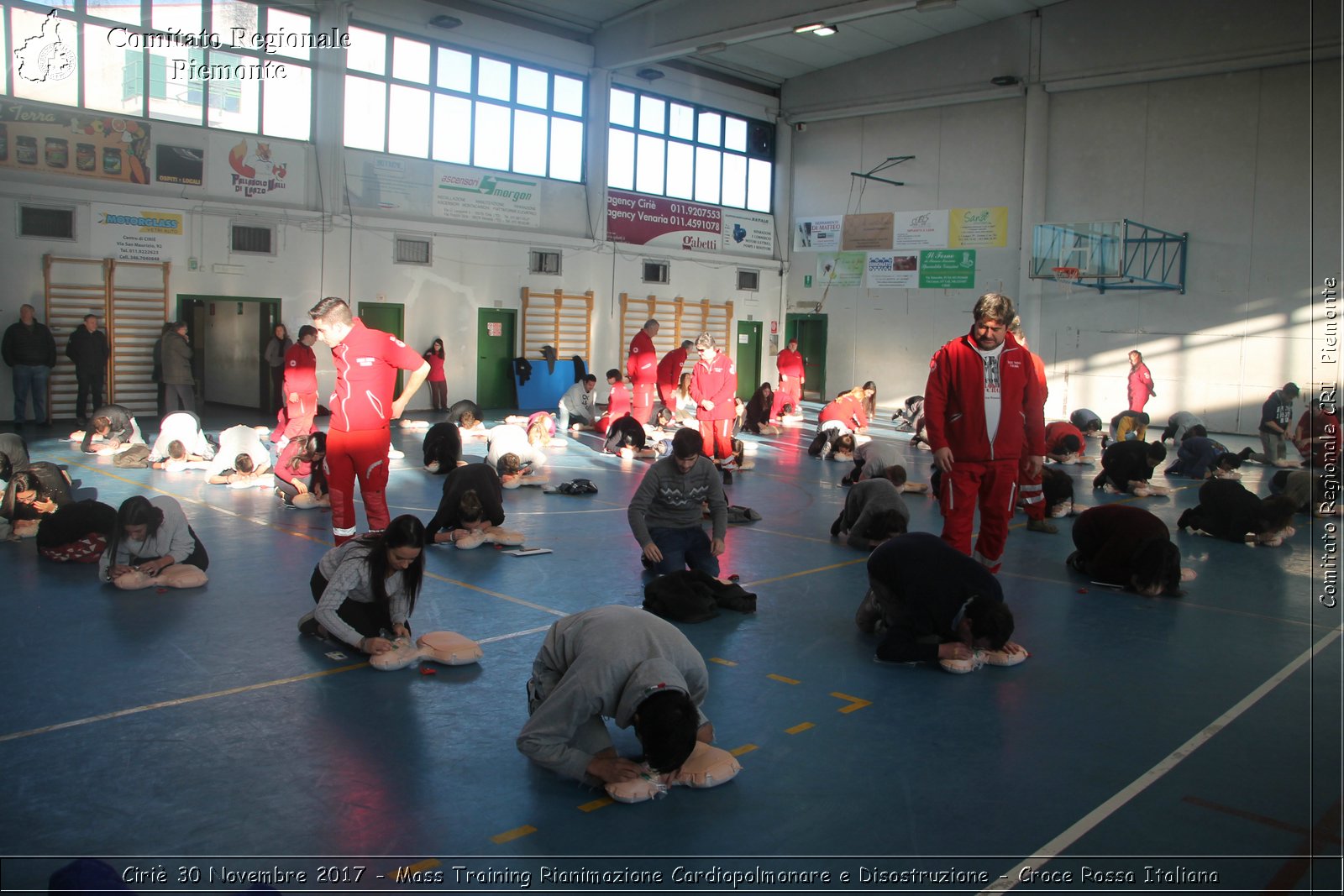 Ciri 30 Novembre 2017 - Mass Training Rianimazione Cardiopolmonare e Disostruzione - Croce Rossa Italiana- Comitato Regionale del Piemonte