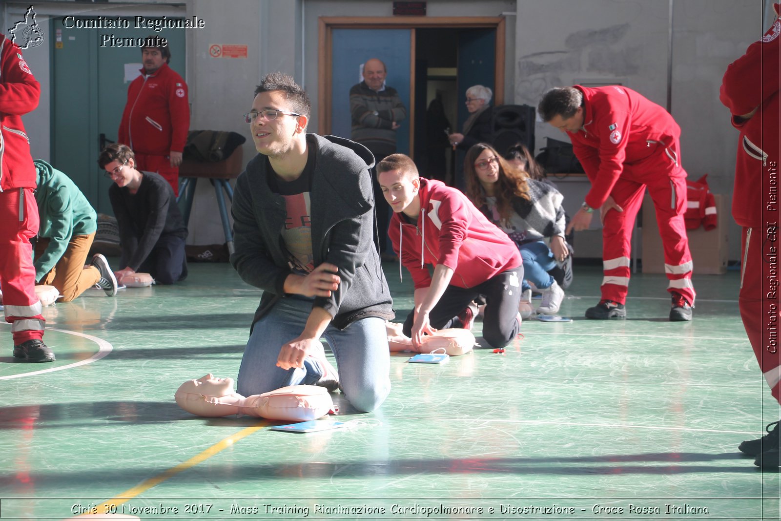 Ciri 30 Novembre 2017 - Mass Training Rianimazione Cardiopolmonare e Disostruzione - Croce Rossa Italiana- Comitato Regionale del Piemonte