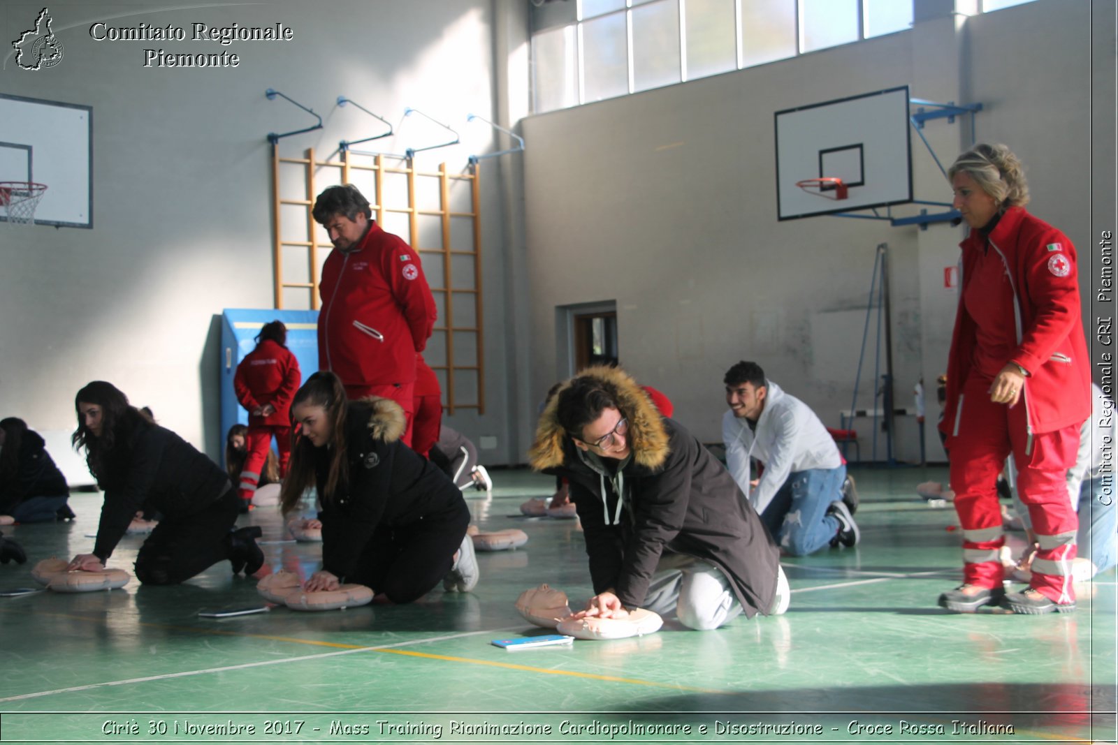 Ciri 30 Novembre 2017 - Mass Training Rianimazione Cardiopolmonare e Disostruzione - Croce Rossa Italiana- Comitato Regionale del Piemonte