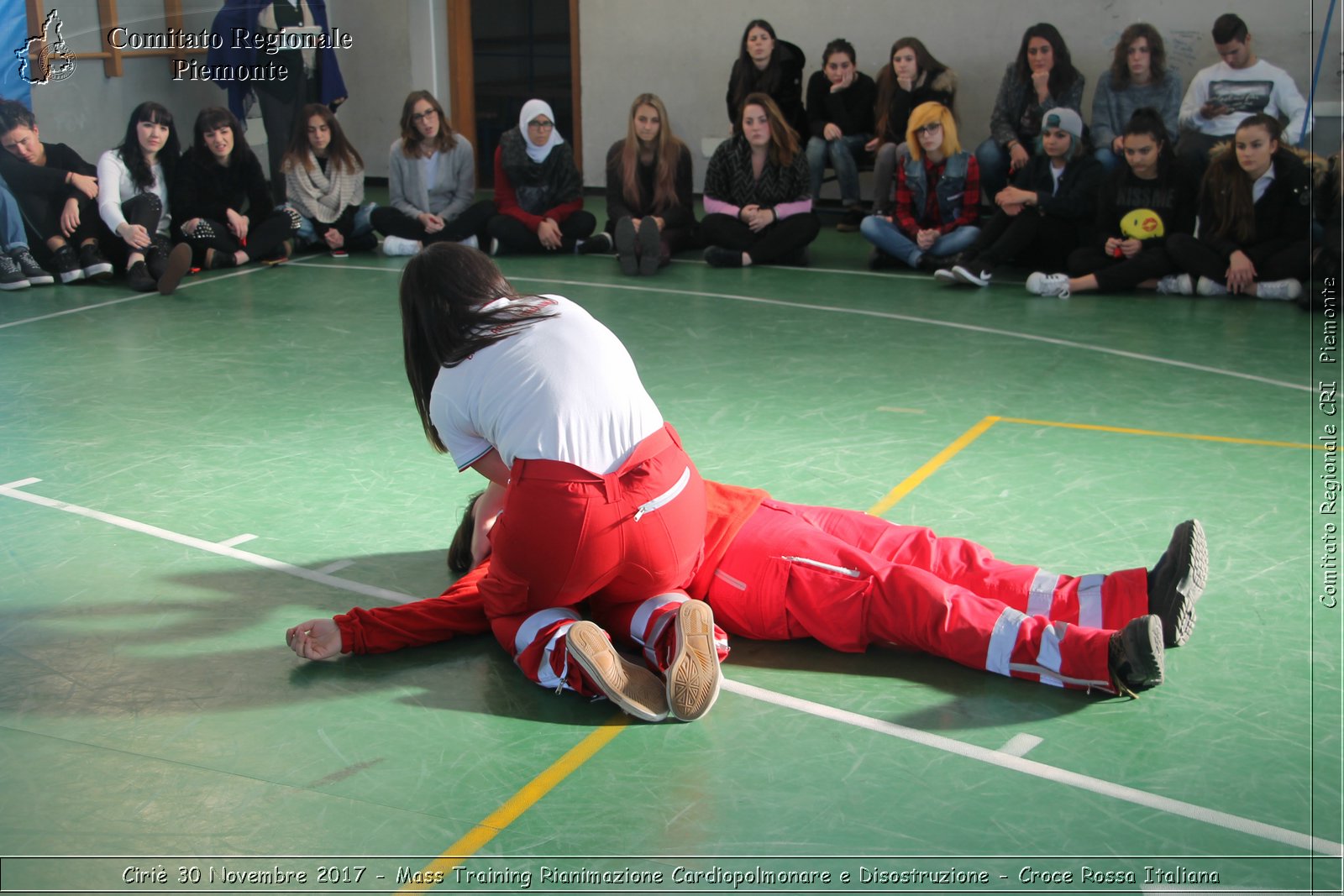 Ciri 30 Novembre 2017 - Mass Training Rianimazione Cardiopolmonare e Disostruzione - Croce Rossa Italiana- Comitato Regionale del Piemonte