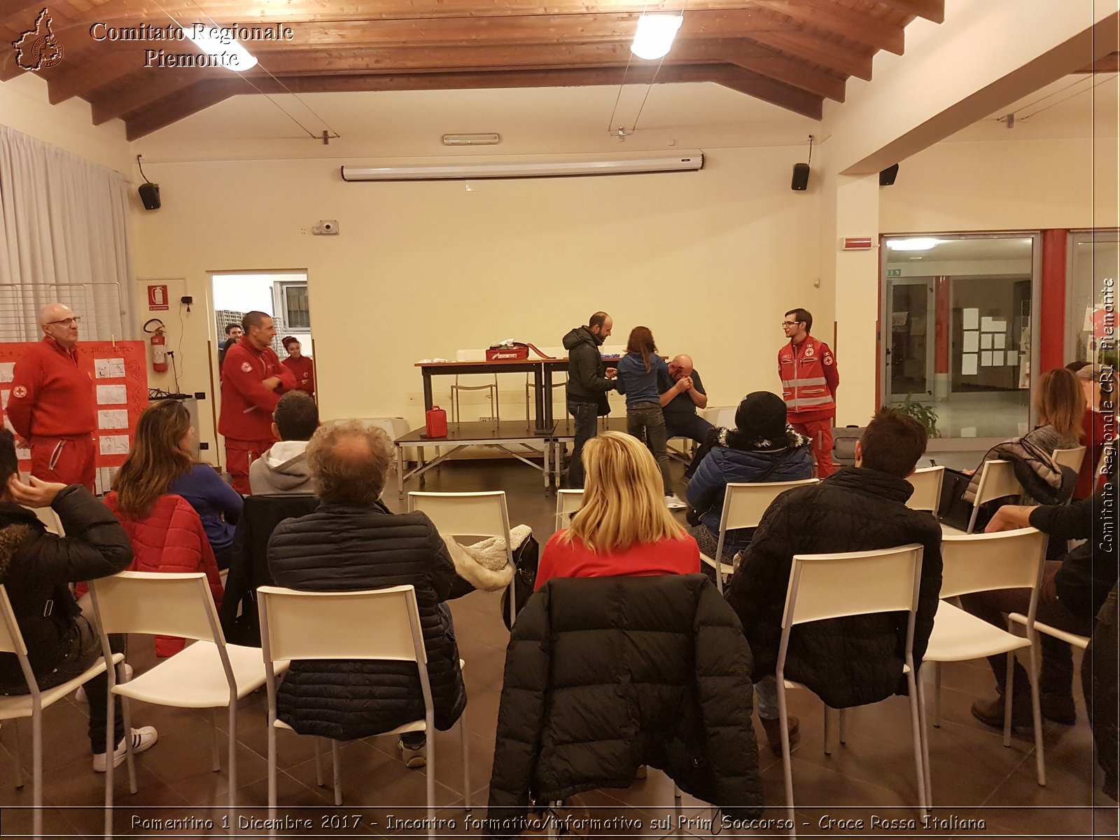 Romentino 1 Dicembre 2017 - Incontro formativo/informativo sul Primo Soccorso - Croce Rossa Italiana- Comitato Regionale del Piemonte