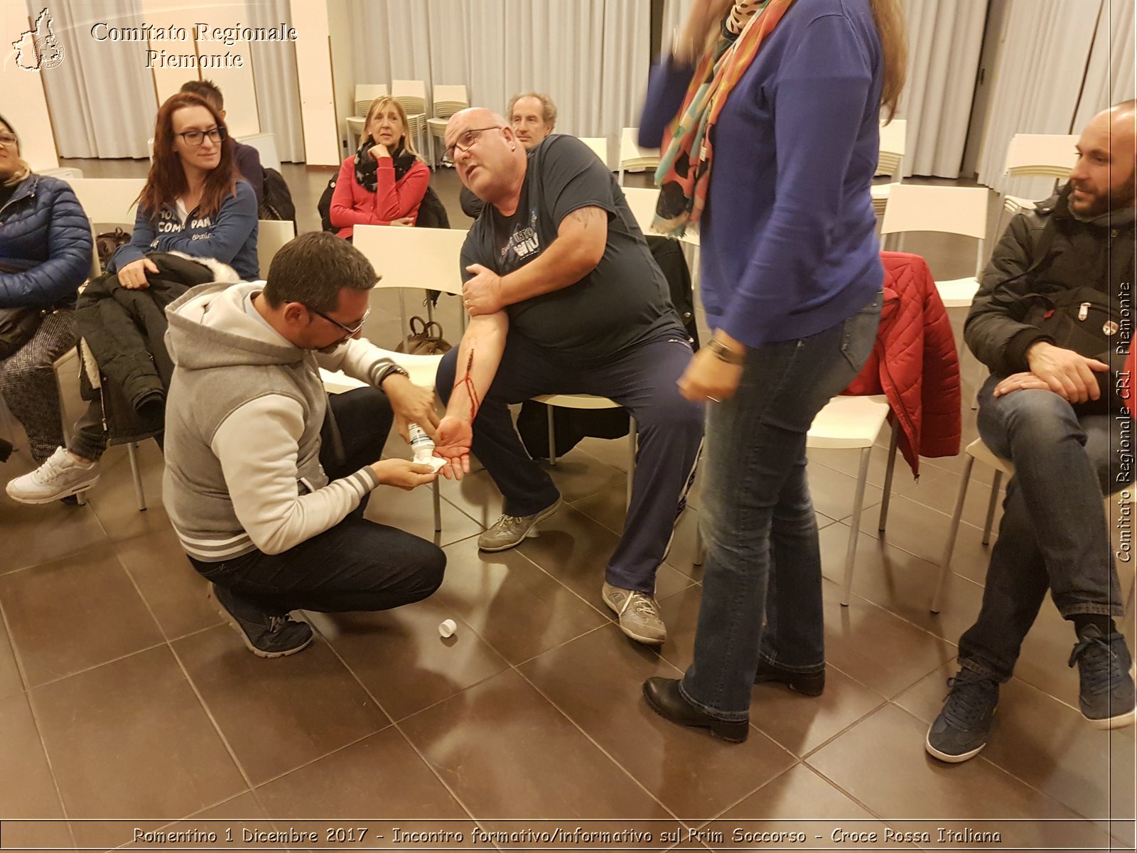 Romentino 1 Dicembre 2017 - Incontro formativo/informativo sul Primo Soccorso - Croce Rossa Italiana- Comitato Regionale del Piemonte