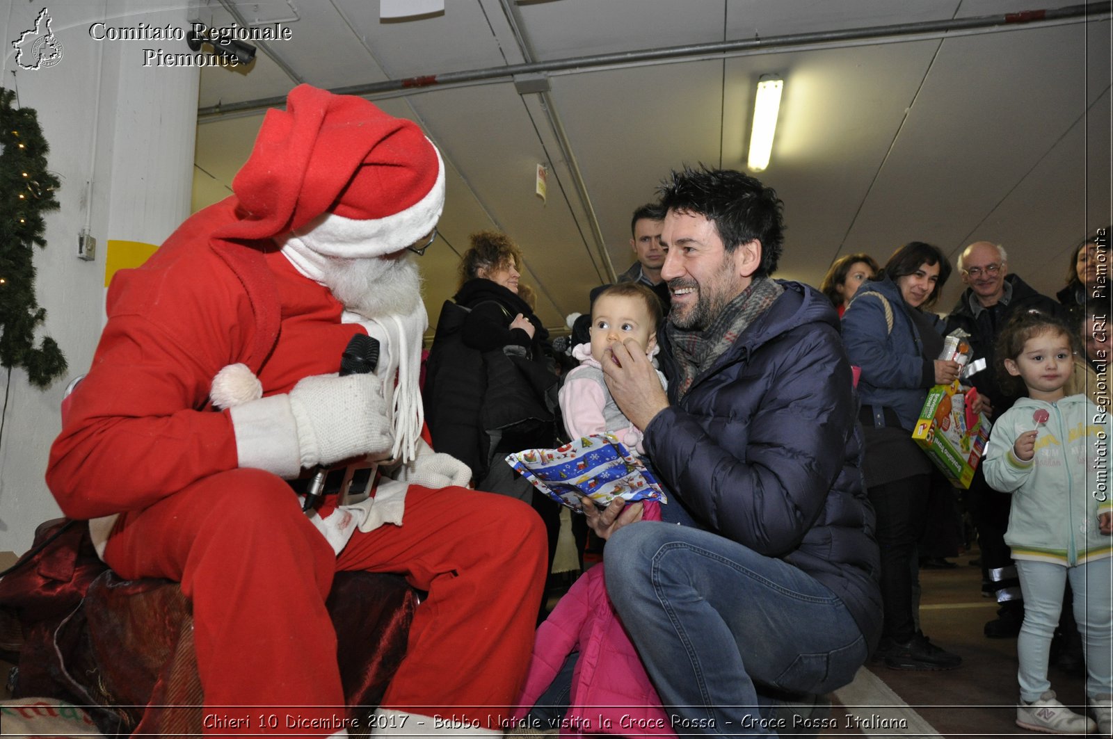 Chieri 10 Dicembre 2017 - Babbo Natale visita la Croce Rossa - Croce Rossa Italiana- Comitato Regionale del Piemonte