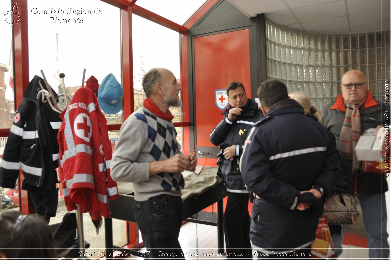 Chieri 10 Dicembre 2017 - Inaugurazione nuovi automezzi - Croce Rossa Italiana- Comitato Regionale del Piemonte