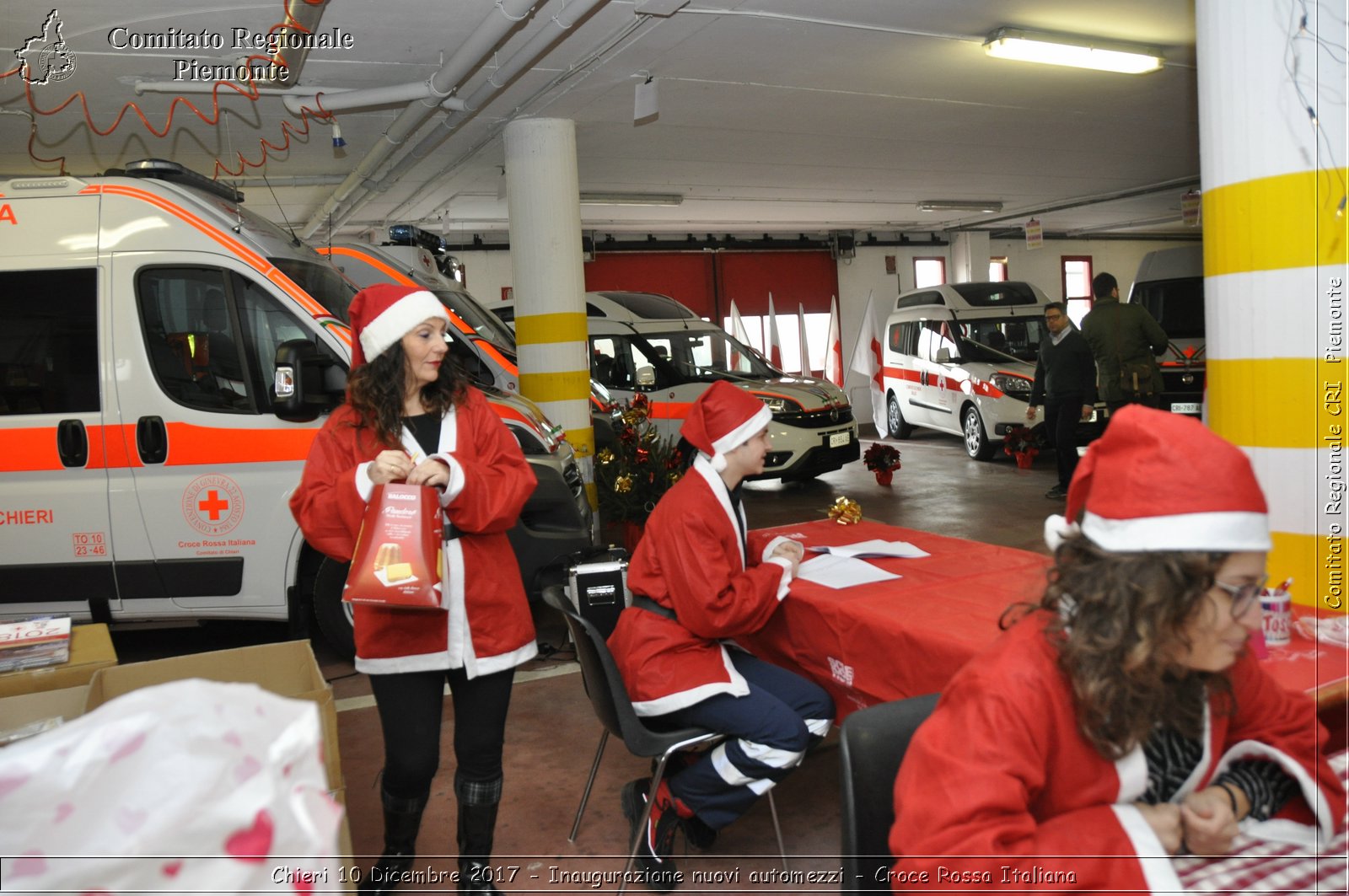 Chieri 10 Dicembre 2017 - Inaugurazione nuovi automezzi - Croce Rossa Italiana- Comitato Regionale del Piemonte