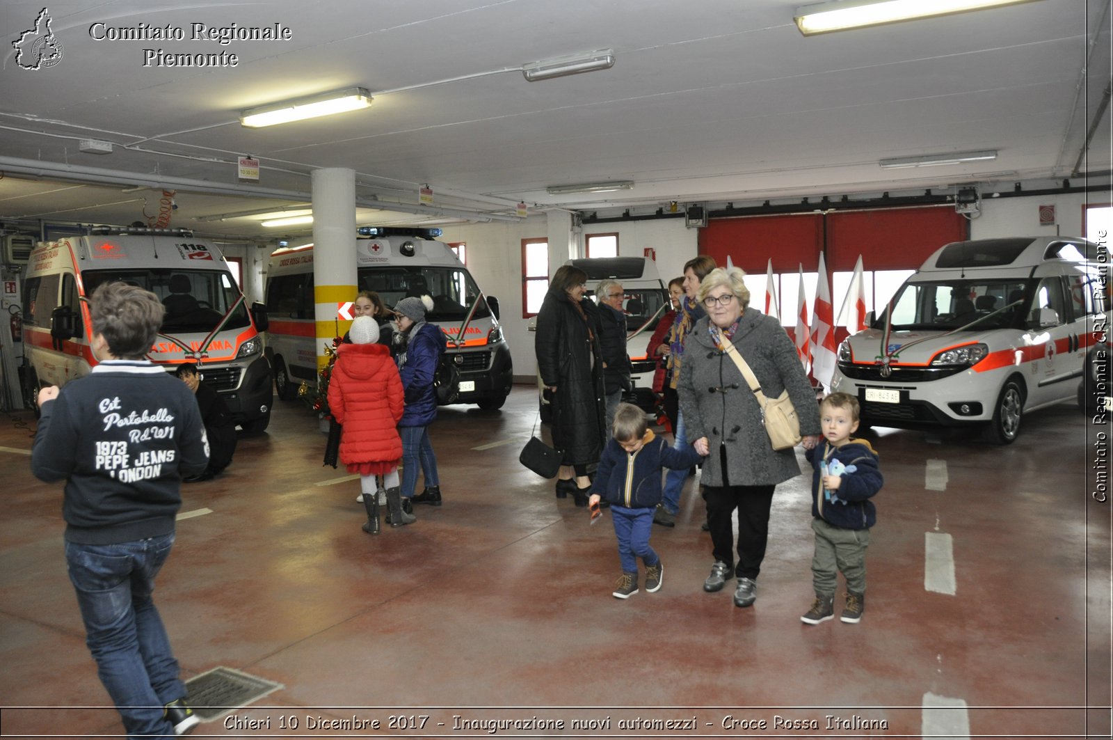 Chieri 10 Dicembre 2017 - Inaugurazione nuovi automezzi - Croce Rossa Italiana- Comitato Regionale del Piemonte