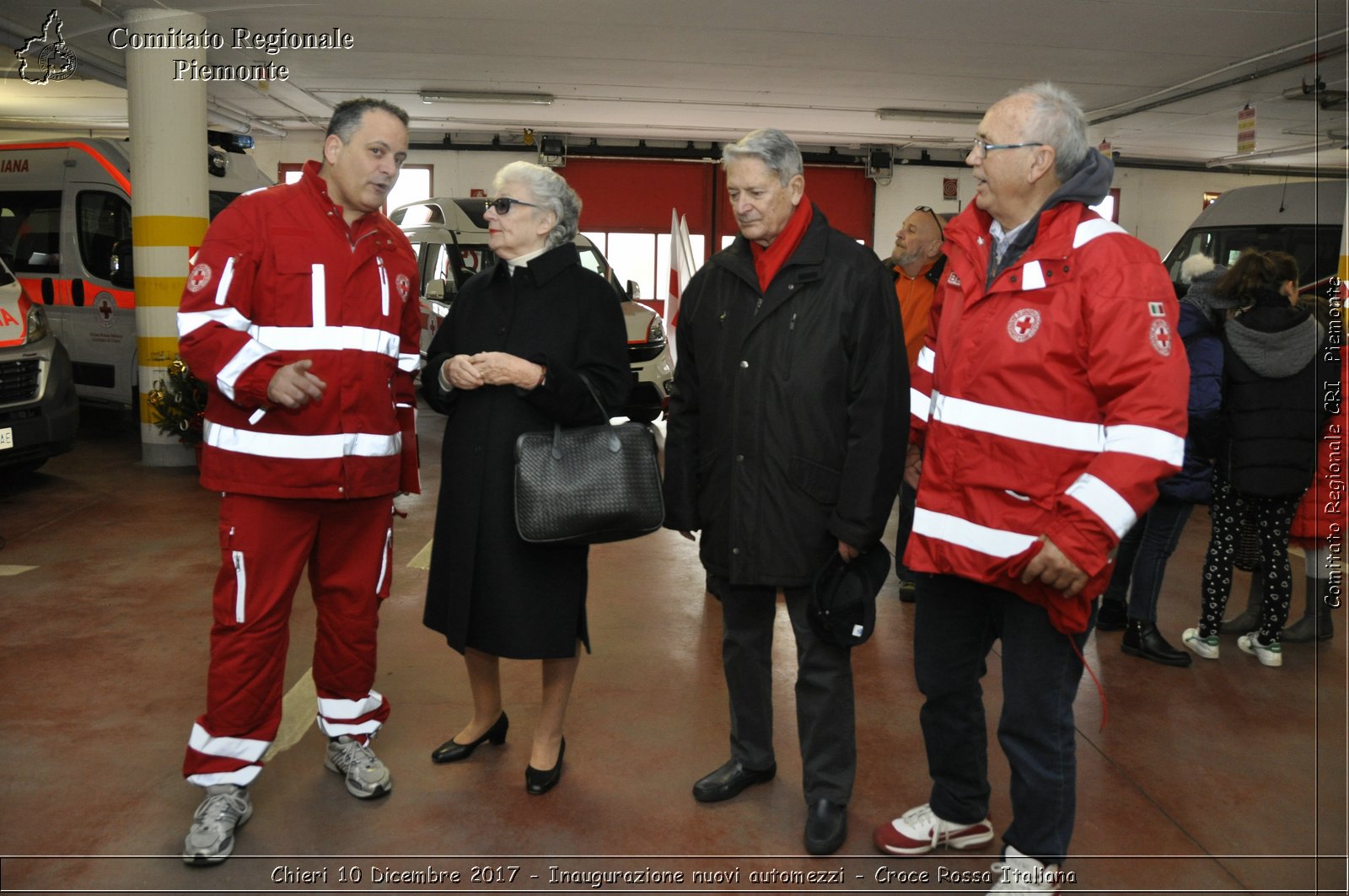 Chieri 10 Dicembre 2017 - Inaugurazione nuovi automezzi - Croce Rossa Italiana- Comitato Regionale del Piemonte