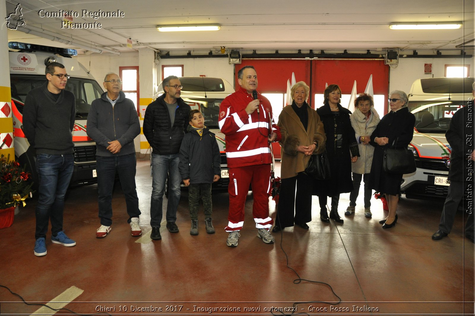 Chieri 10 Dicembre 2017 - Inaugurazione nuovi automezzi - Croce Rossa Italiana- Comitato Regionale del Piemonte