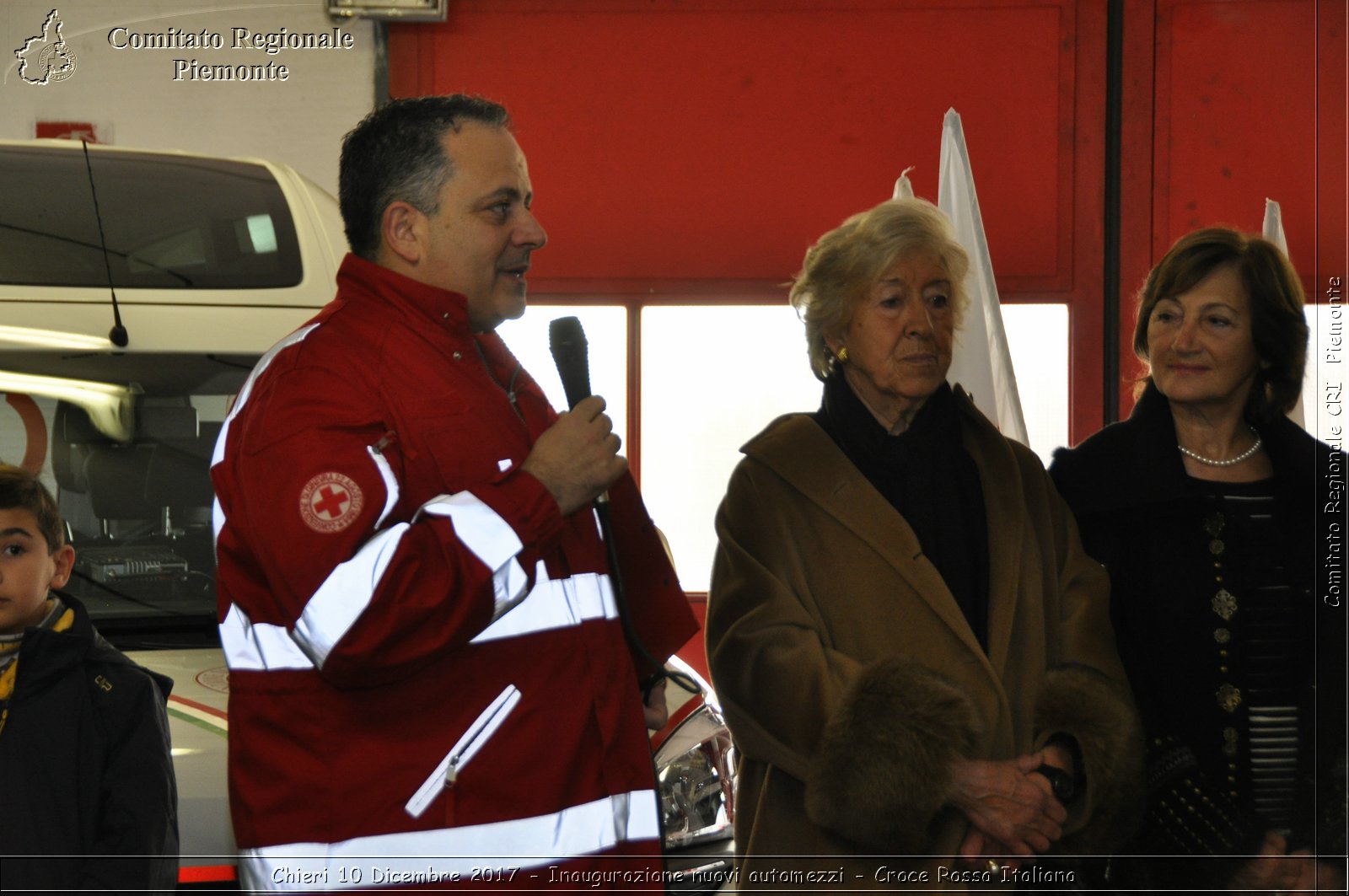 Chieri 10 Dicembre 2017 - Inaugurazione nuovi automezzi - Croce Rossa Italiana- Comitato Regionale del Piemonte