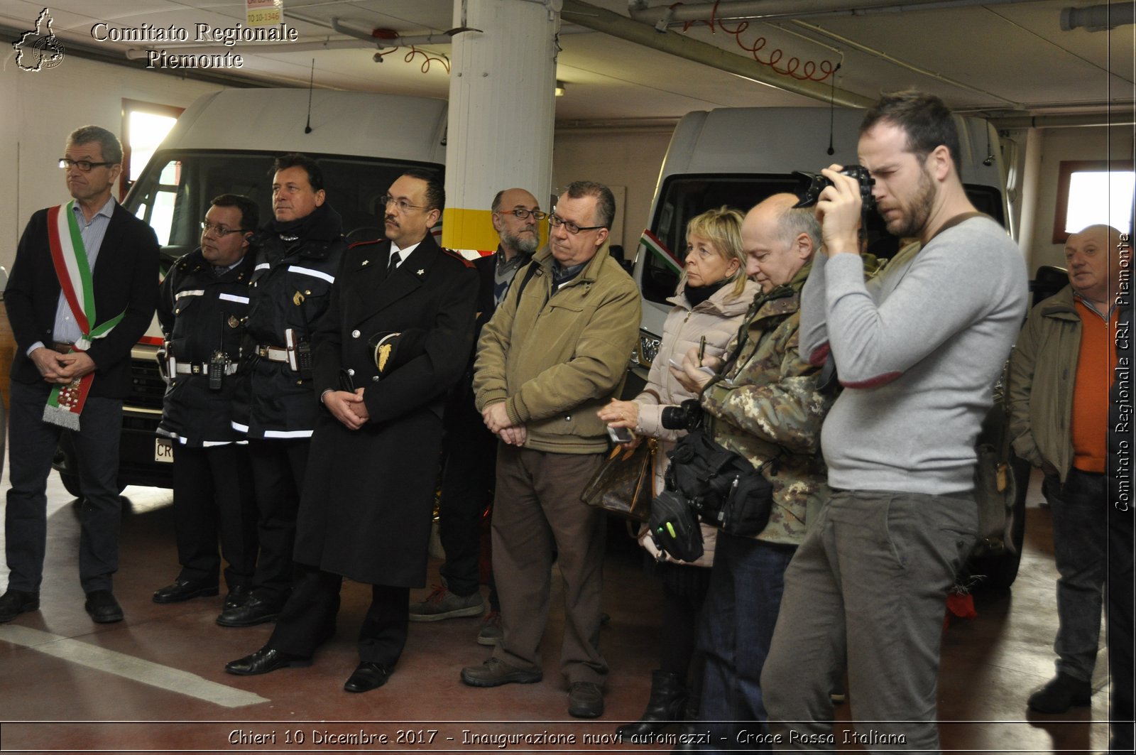 Chieri 10 Dicembre 2017 - Inaugurazione nuovi automezzi - Croce Rossa Italiana- Comitato Regionale del Piemonte