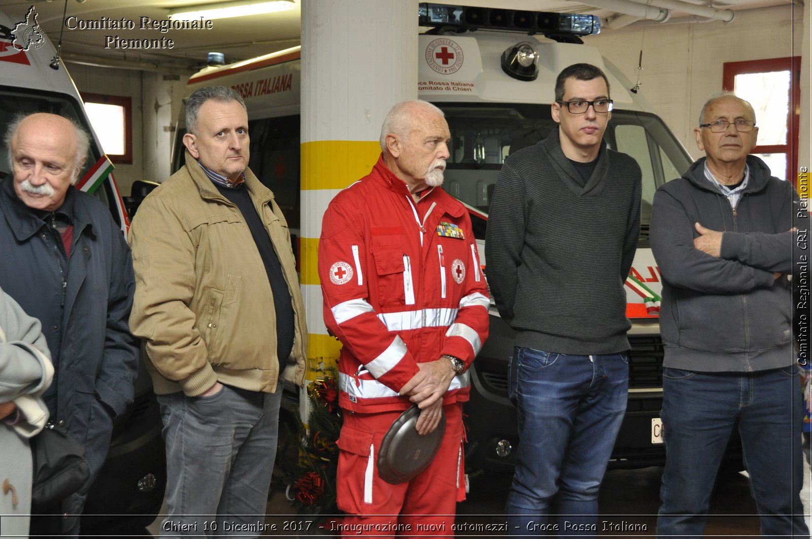 Chieri 10 Dicembre 2017 - Inaugurazione nuovi automezzi - Croce Rossa Italiana- Comitato Regionale del Piemonte