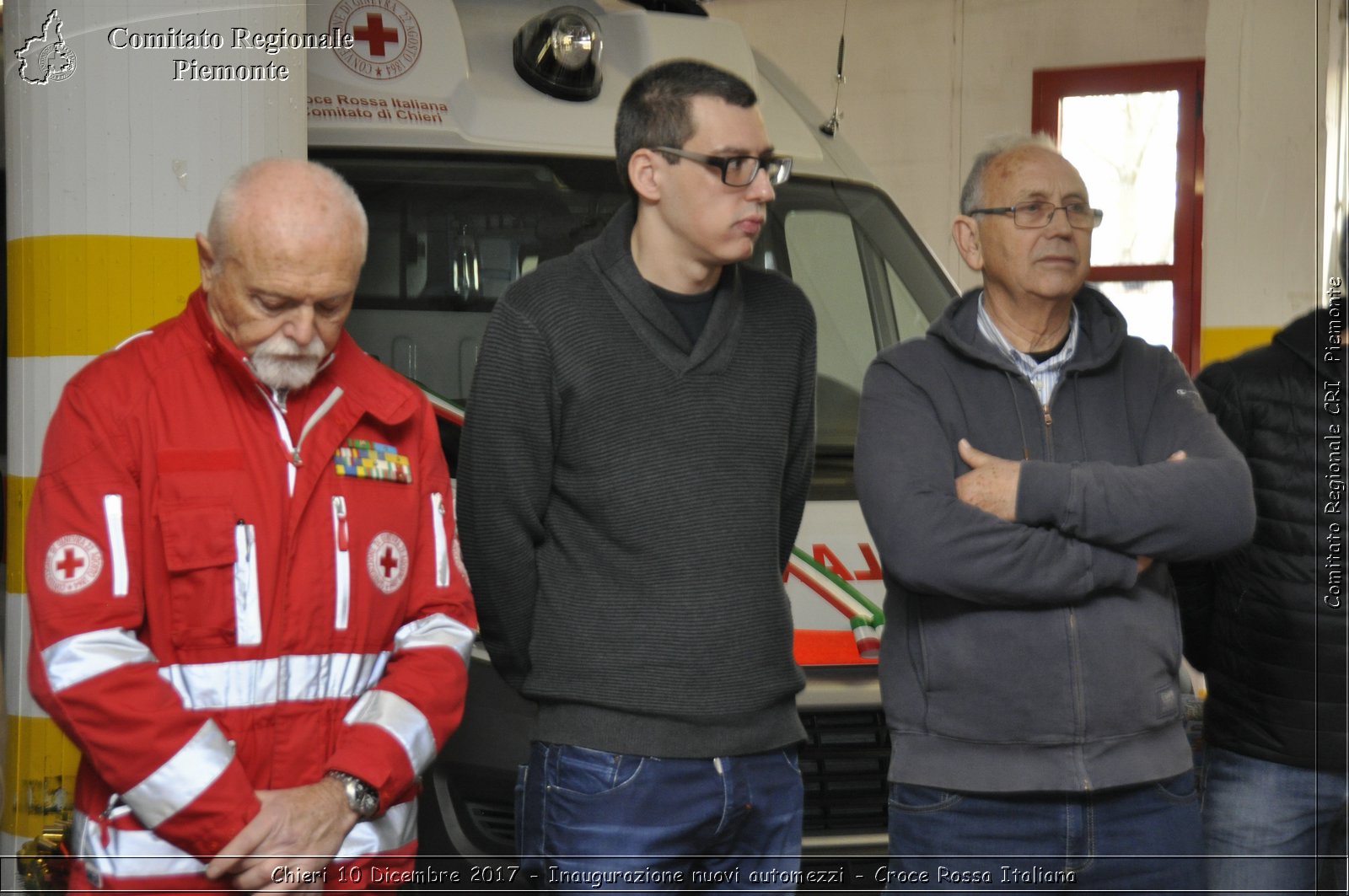 Chieri 10 Dicembre 2017 - Inaugurazione nuovi automezzi - Croce Rossa Italiana- Comitato Regionale del Piemonte