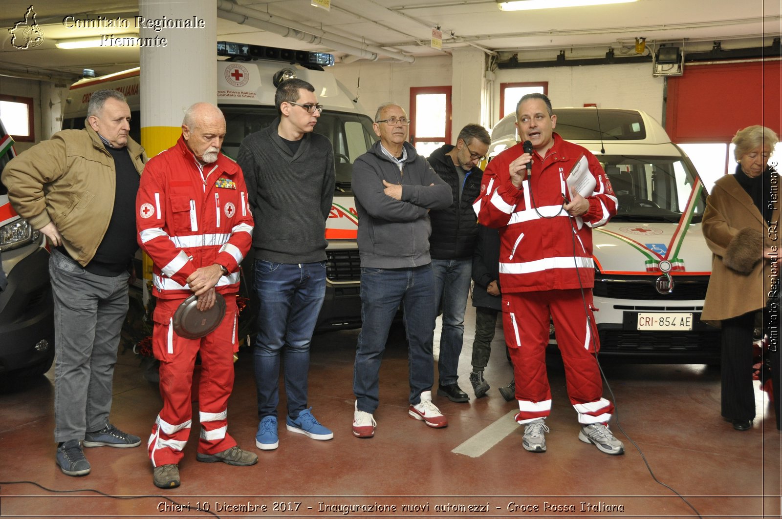 Chieri 10 Dicembre 2017 - Inaugurazione nuovi automezzi - Croce Rossa Italiana- Comitato Regionale del Piemonte