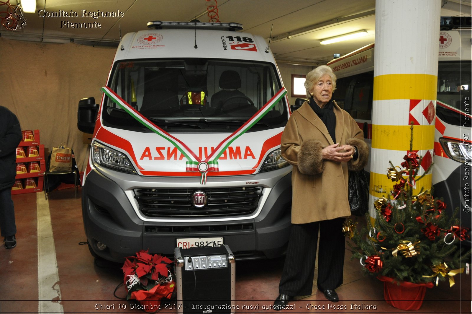 Chieri 10 Dicembre 2017 - Inaugurazione nuovi automezzi - Croce Rossa Italiana- Comitato Regionale del Piemonte