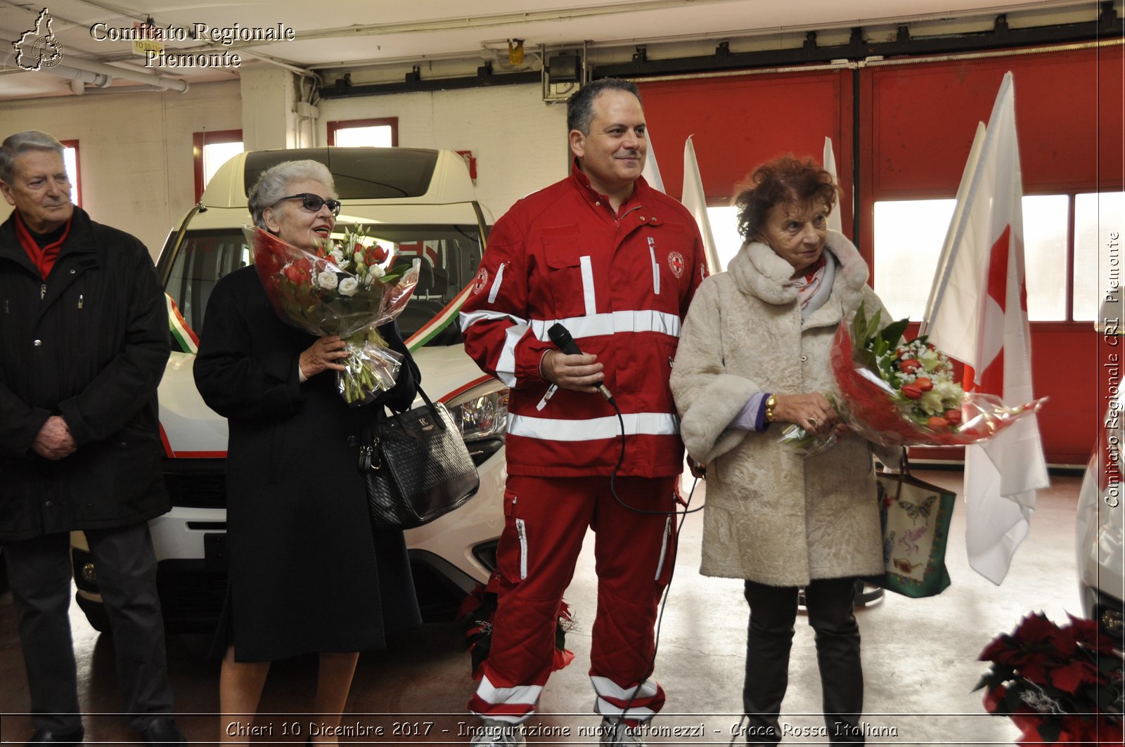 Chieri 10 Dicembre 2017 - Inaugurazione nuovi automezzi - Croce Rossa Italiana- Comitato Regionale del Piemonte