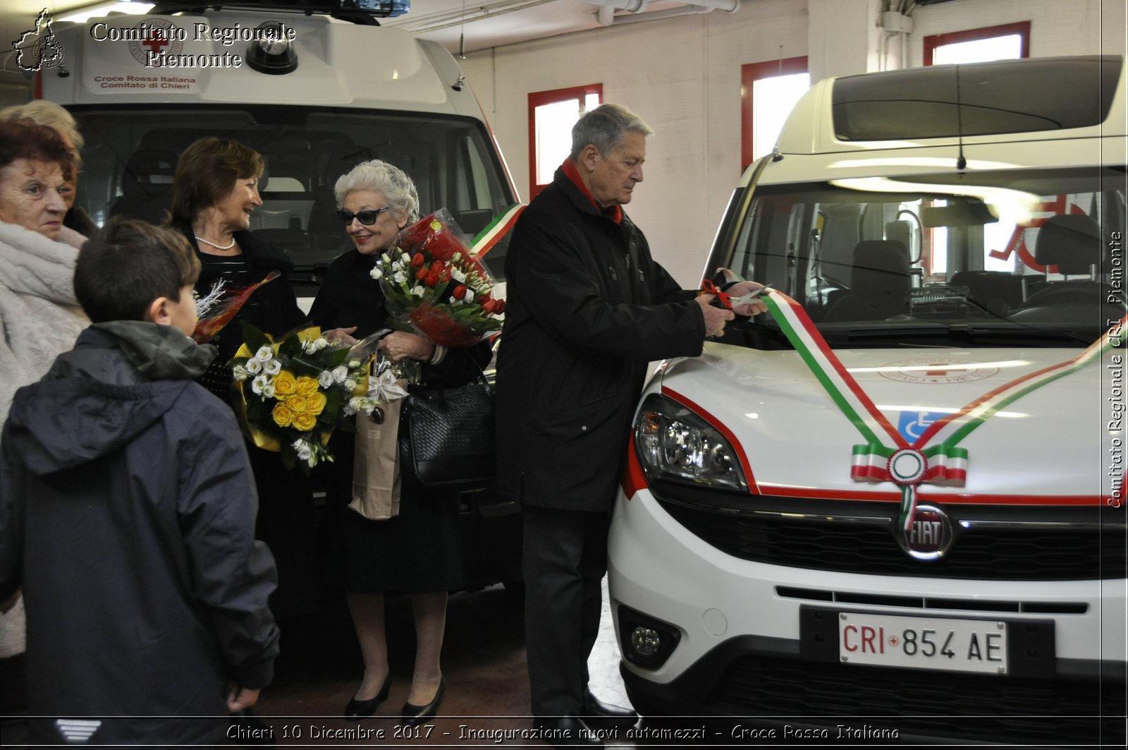 Chieri 10 Dicembre 2017 - Inaugurazione nuovi automezzi - Croce Rossa Italiana- Comitato Regionale del Piemonte