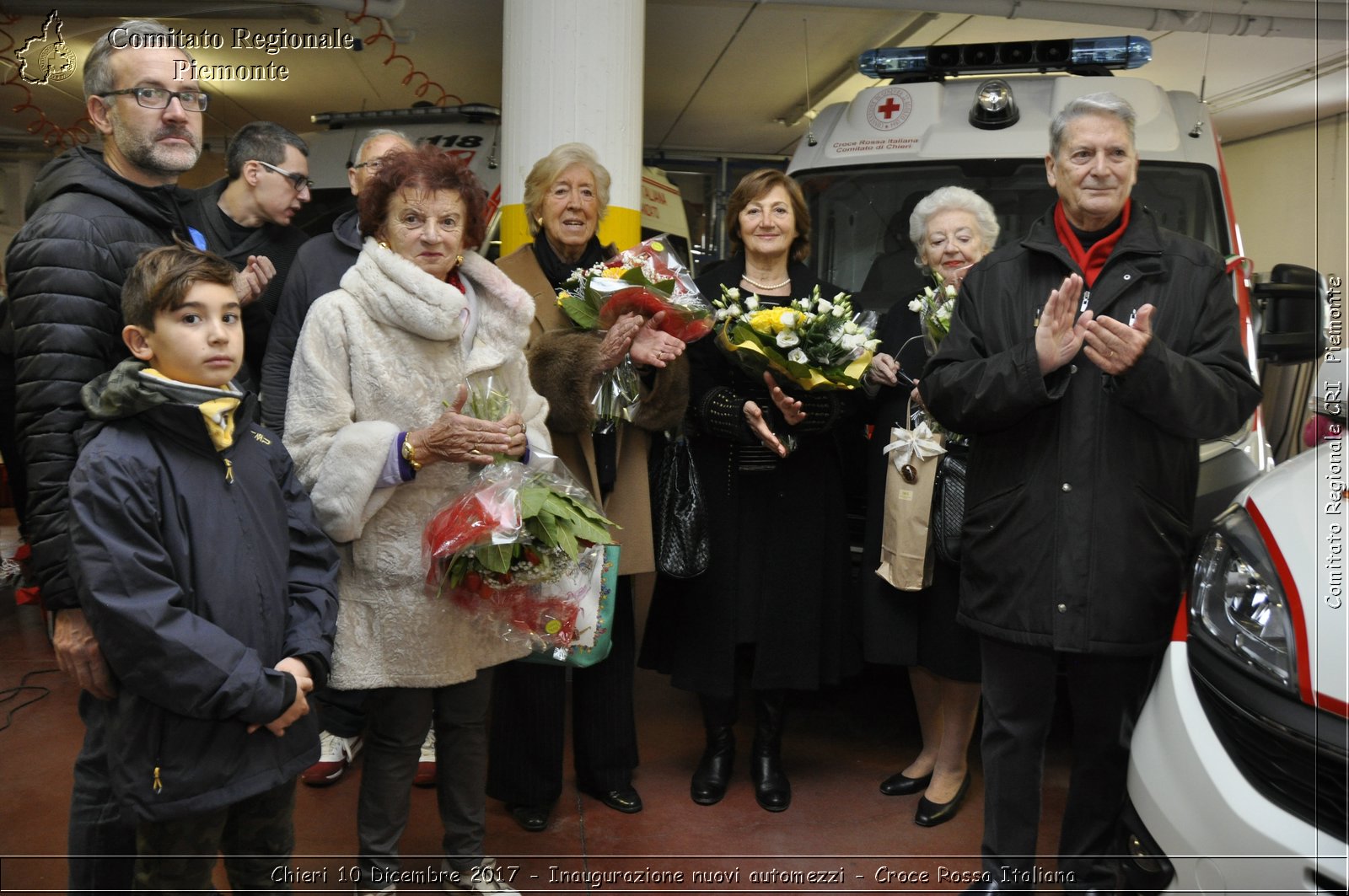 Chieri 10 Dicembre 2017 - Inaugurazione nuovi automezzi - Croce Rossa Italiana- Comitato Regionale del Piemonte