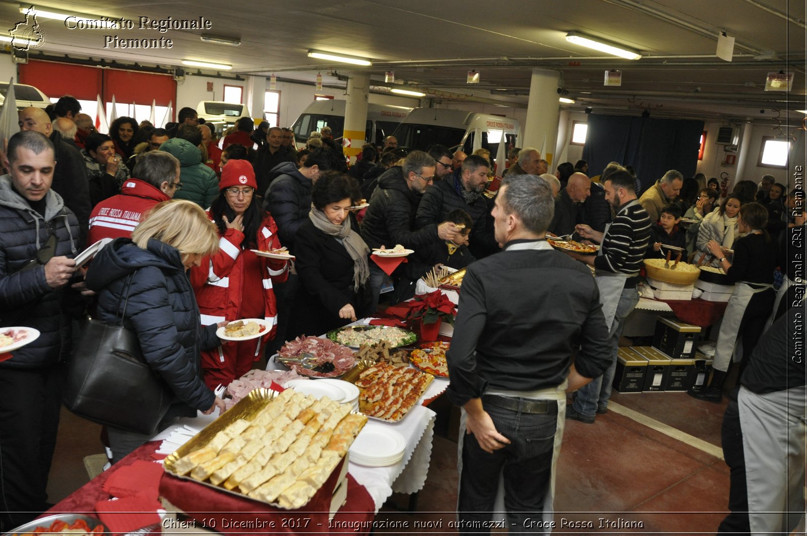 Chieri 10 Dicembre 2017 - Inaugurazione nuovi automezzi - Croce Rossa Italiana- Comitato Regionale del Piemonte