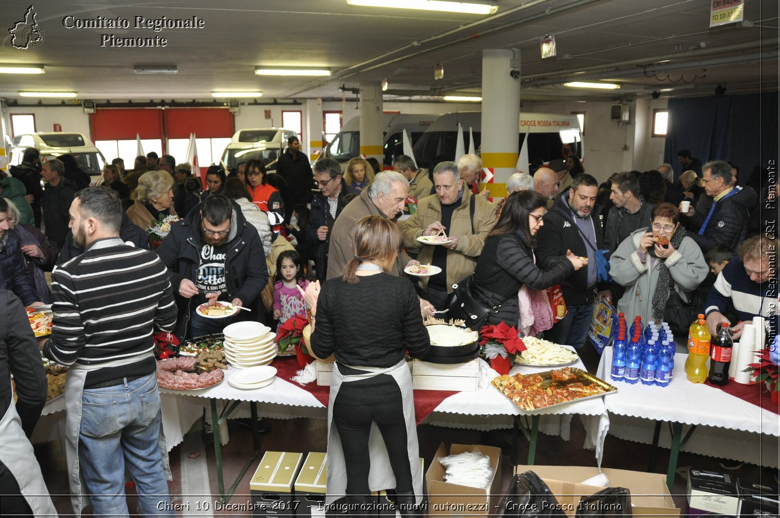 Chieri 10 Dicembre 2017 - Inaugurazione nuovi automezzi - Croce Rossa Italiana- Comitato Regionale del Piemonte