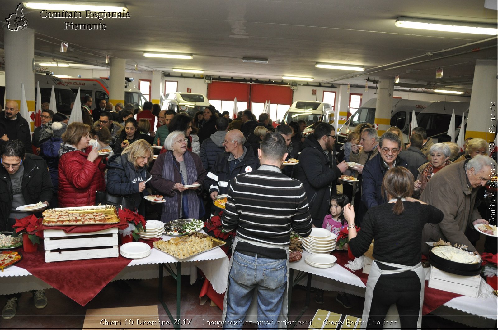 Chieri 10 Dicembre 2017 - Inaugurazione nuovi automezzi - Croce Rossa Italiana- Comitato Regionale del Piemonte