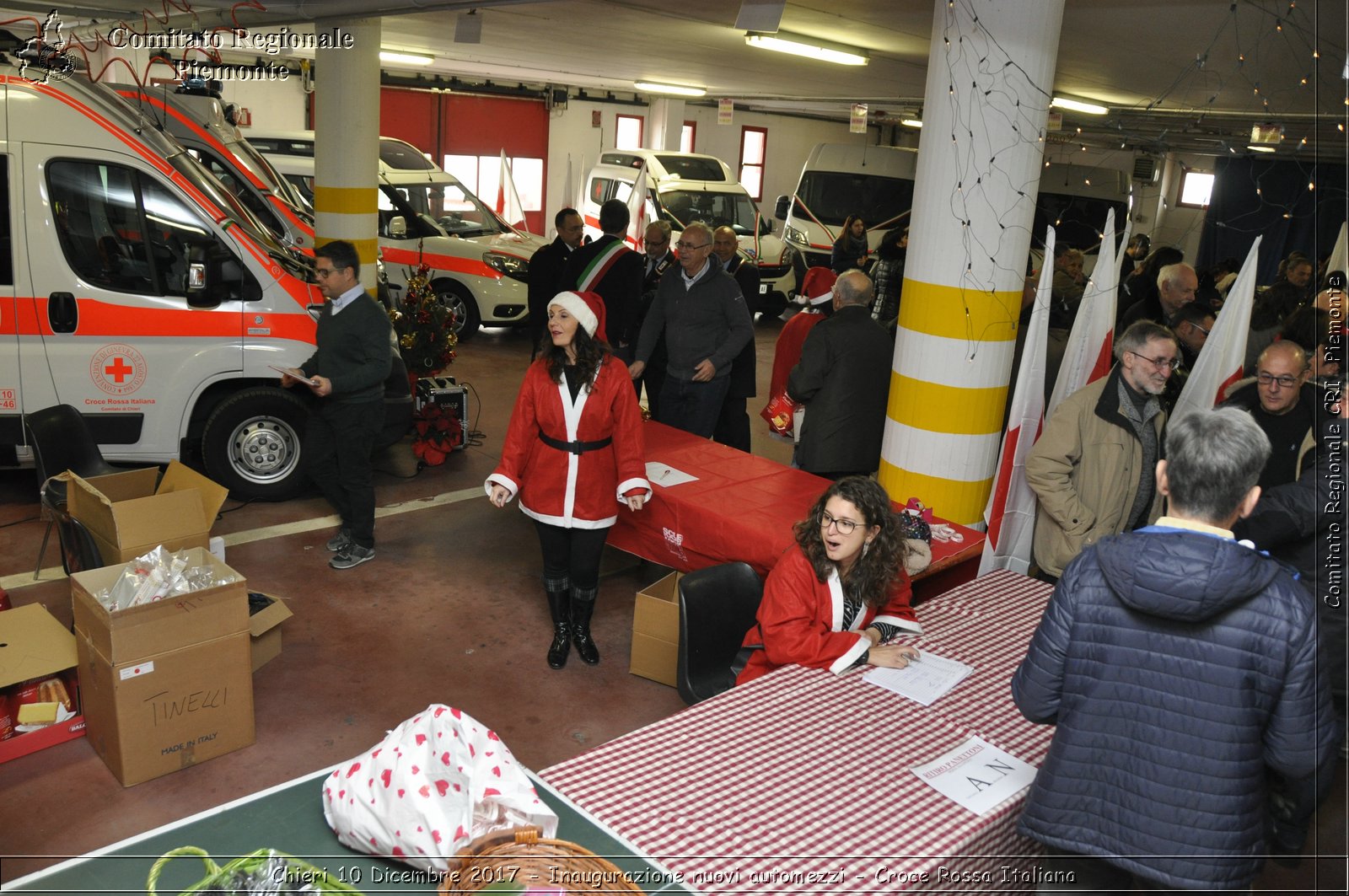 Chieri 10 Dicembre 2017 - Inaugurazione nuovi automezzi - Croce Rossa Italiana- Comitato Regionale del Piemonte