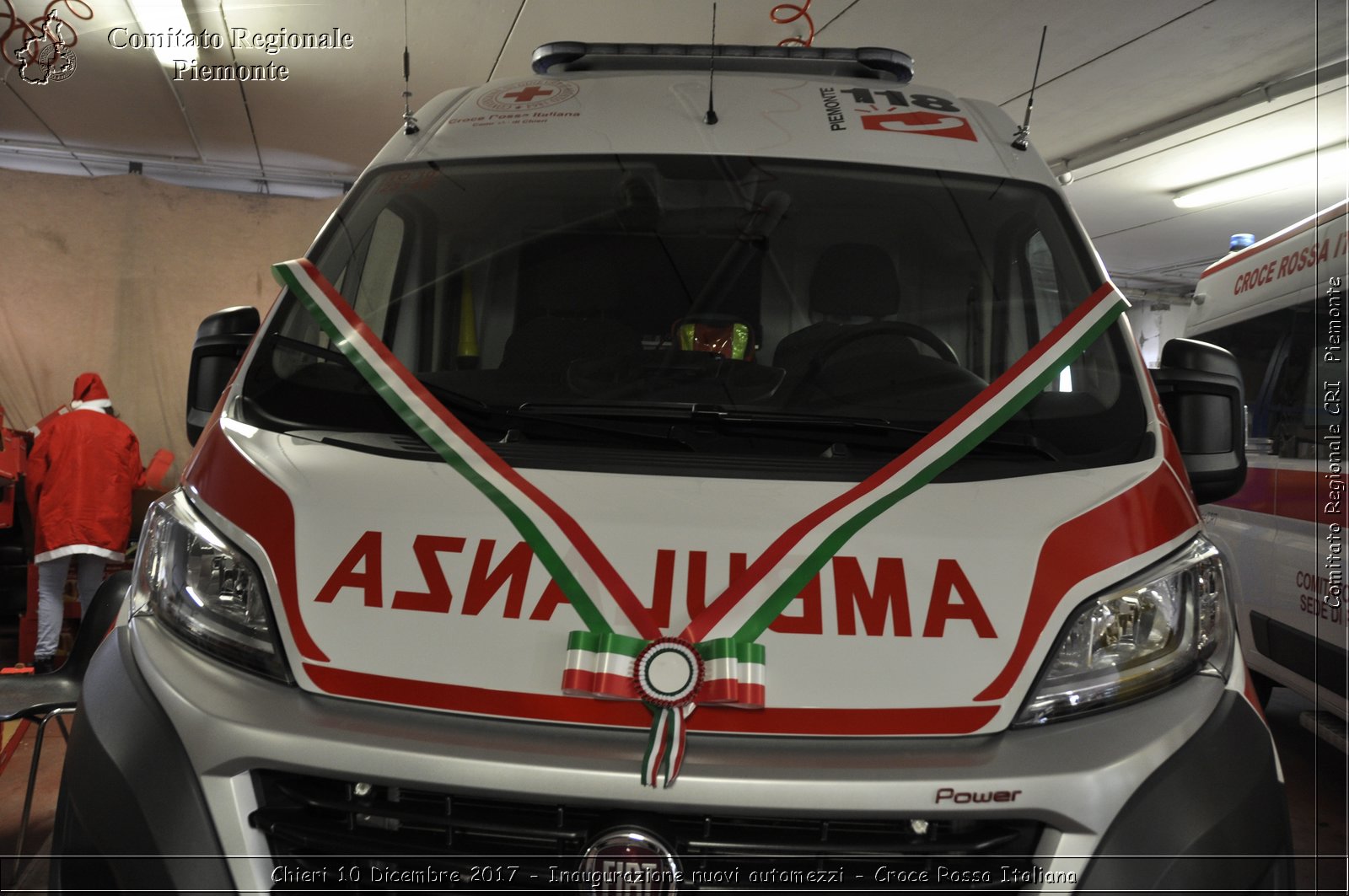 Chieri 10 Dicembre 2017 - Inaugurazione nuovi automezzi - Croce Rossa Italiana- Comitato Regionale del Piemonte