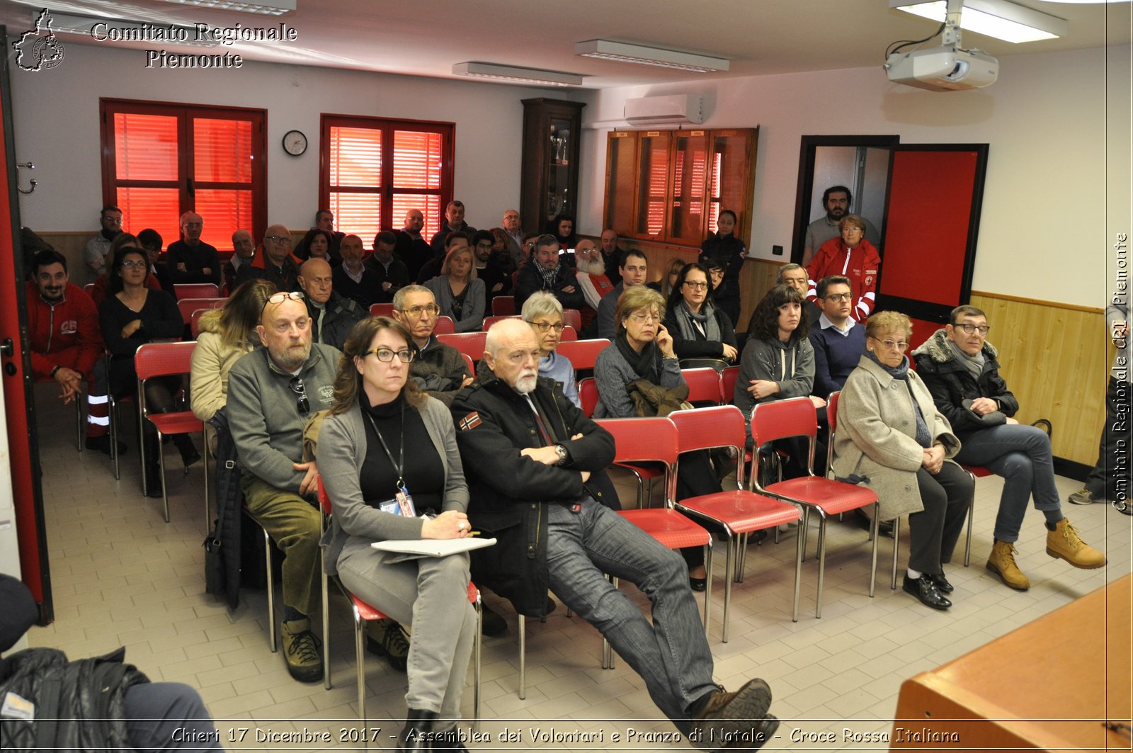 Chieri 17 Dicembre 2017 - Assemblea dei Volontari e Pranzo di Natale - Croce Rossa Italiana- Comitato Regionale del Piemonte