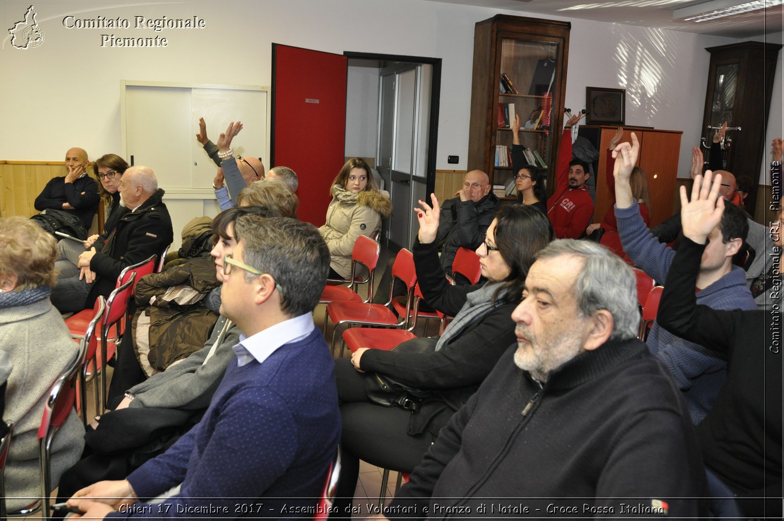Chieri 17 Dicembre 2017 - Assemblea dei Volontari e Pranzo di Natale - Croce Rossa Italiana- Comitato Regionale del Piemonte