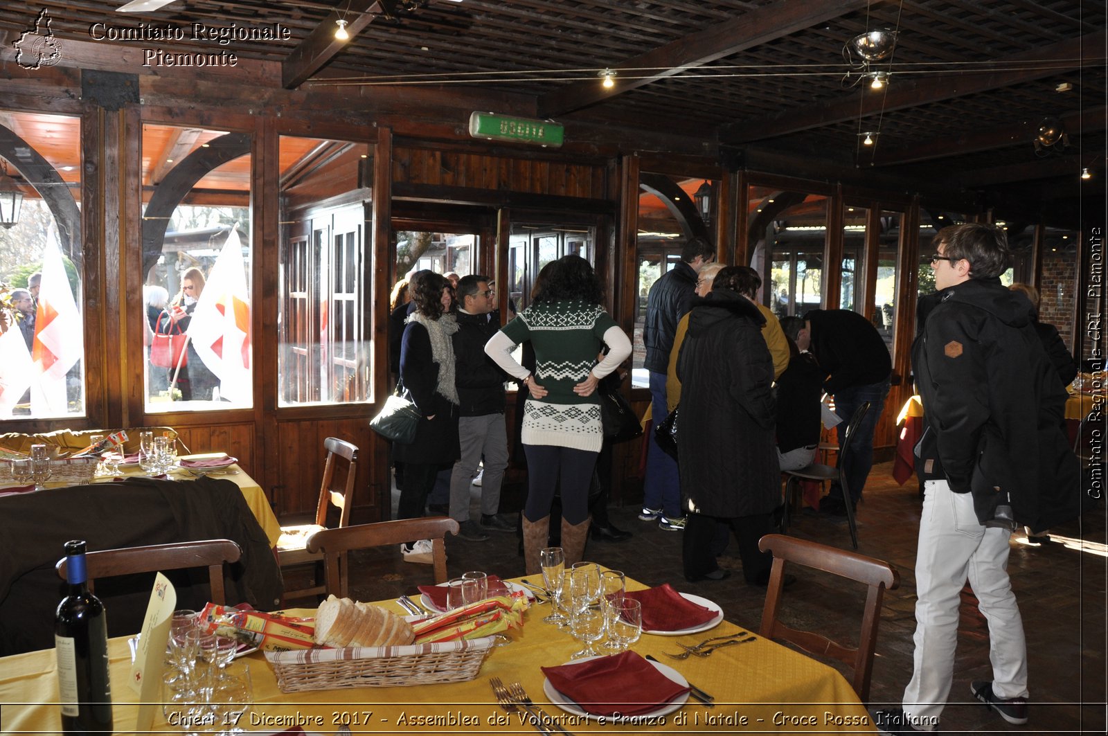 Chieri 17 Dicembre 2017 - Assemblea dei Volontari e Pranzo di Natale - Croce Rossa Italiana- Comitato Regionale del Piemonte