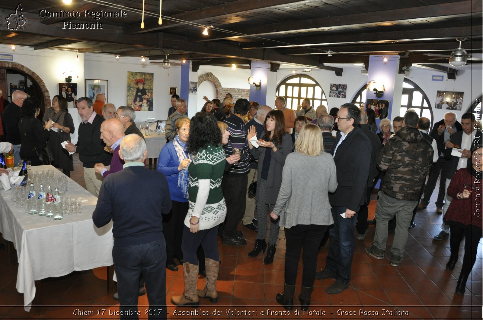 Chieri 17 Dicembre 2017 - Assemblea dei Volontari e Pranzo di Natale - Croce Rossa Italiana- Comitato Regionale del Piemonte