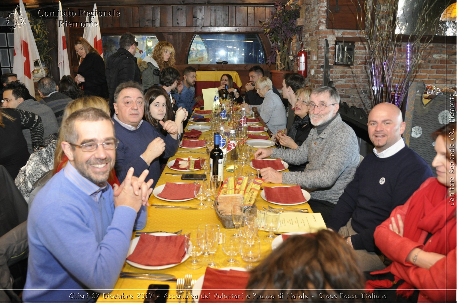 Chieri 17 Dicembre 2017 - Assemblea dei Volontari e Pranzo di Natale - Croce Rossa Italiana- Comitato Regionale del Piemonte