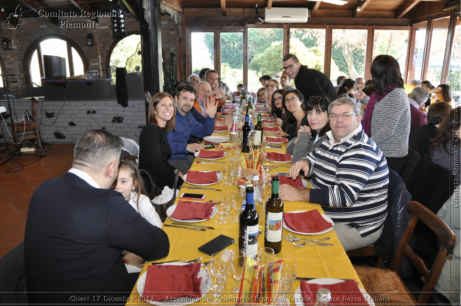 Chieri 17 Dicembre 2017 - Assemblea dei Volontari e Pranzo di Natale - Croce Rossa Italiana- Comitato Regionale del Piemonte