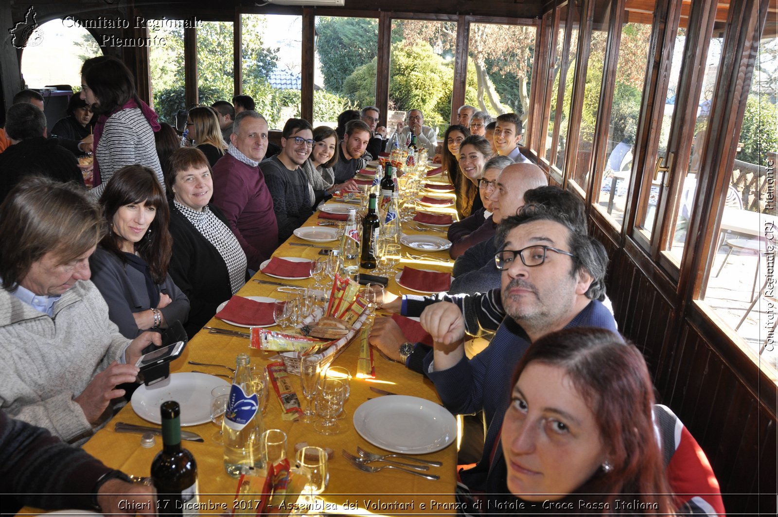 Chieri 17 Dicembre 2017 - Assemblea dei Volontari e Pranzo di Natale - Croce Rossa Italiana- Comitato Regionale del Piemonte