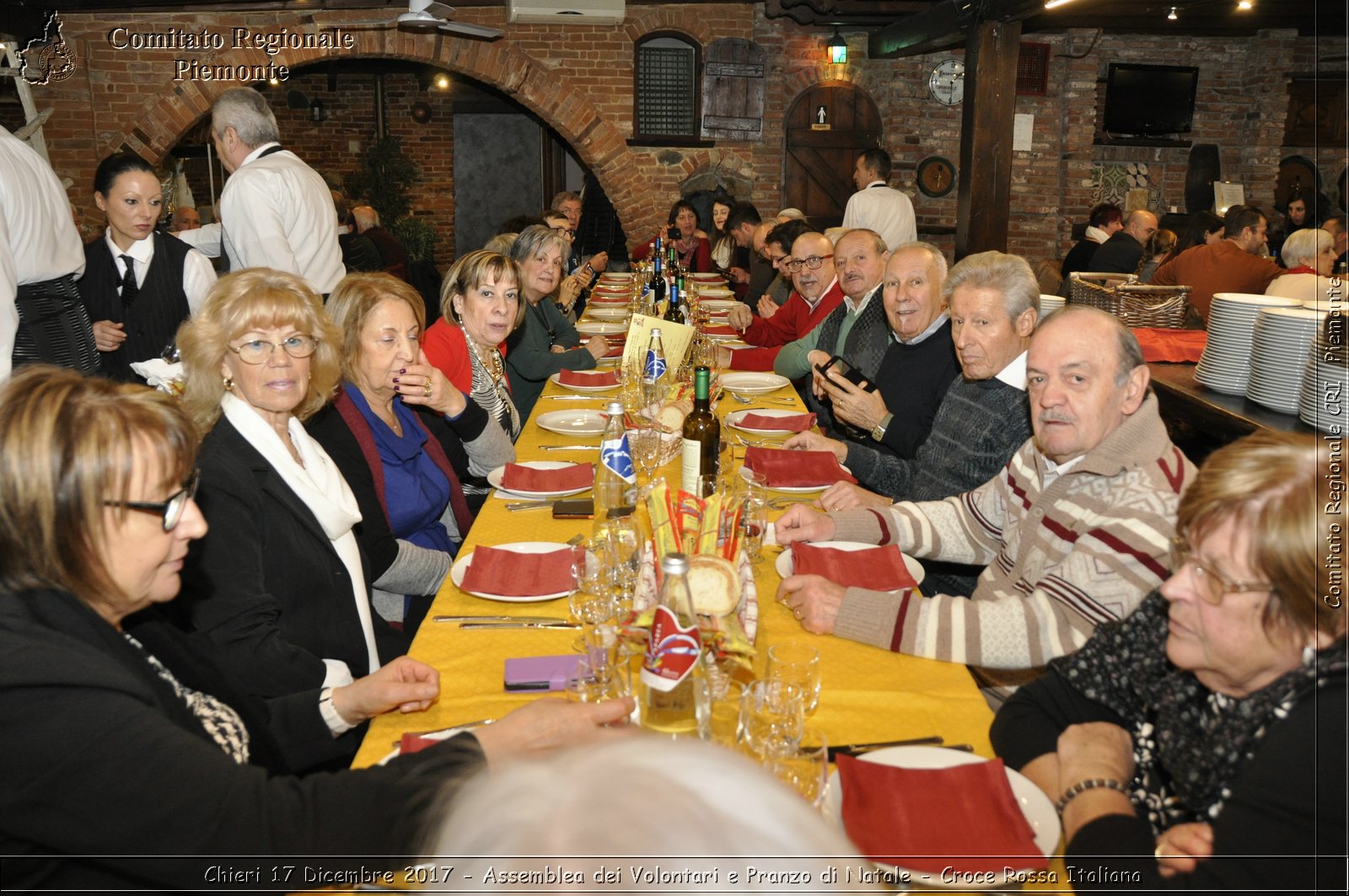 Chieri 17 Dicembre 2017 - Assemblea dei Volontari e Pranzo di Natale - Croce Rossa Italiana- Comitato Regionale del Piemonte