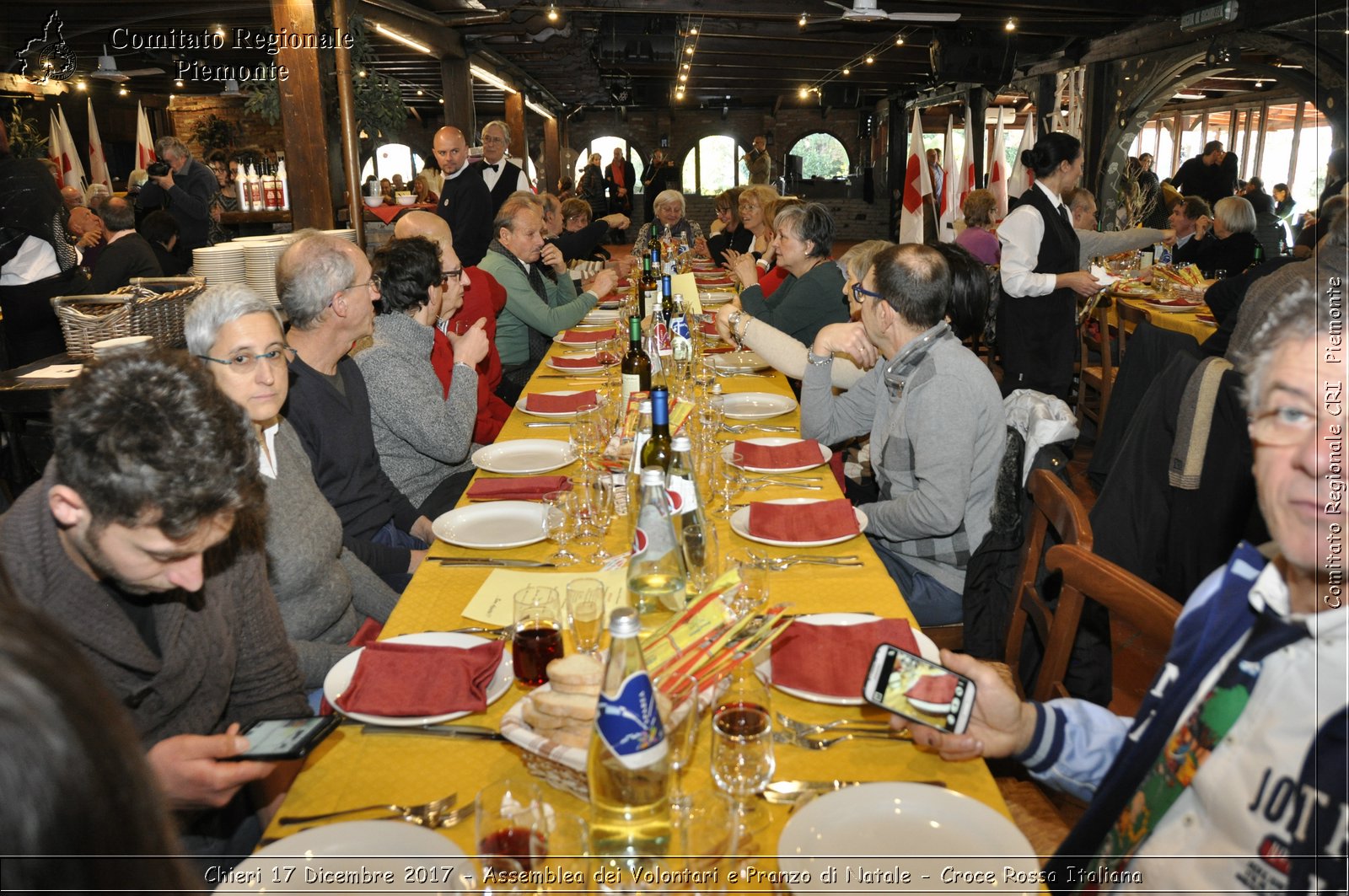 Chieri 17 Dicembre 2017 - Assemblea dei Volontari e Pranzo di Natale - Croce Rossa Italiana- Comitato Regionale del Piemonte