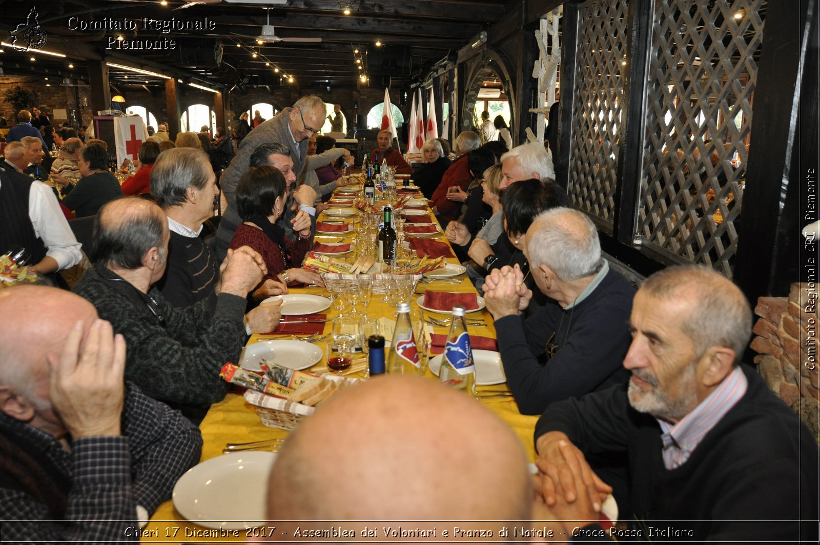 Chieri 17 Dicembre 2017 - Assemblea dei Volontari e Pranzo di Natale - Croce Rossa Italiana- Comitato Regionale del Piemonte