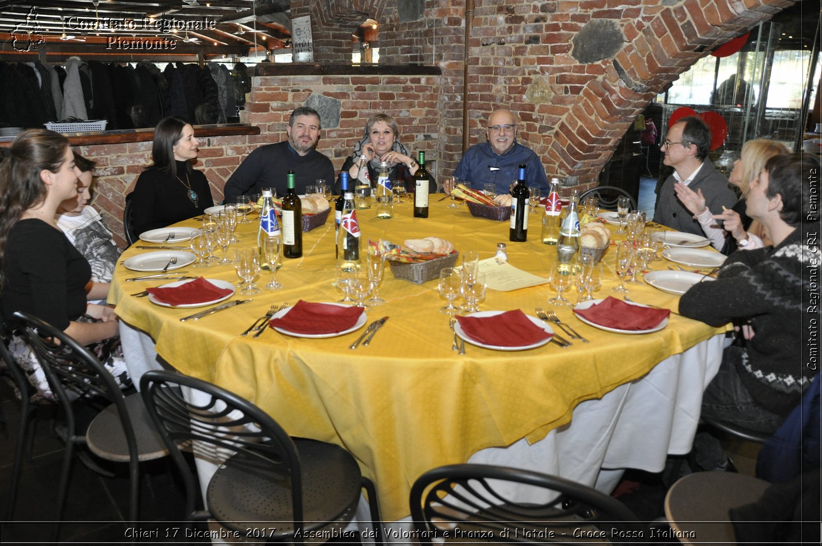 Chieri 17 Dicembre 2017 - Assemblea dei Volontari e Pranzo di Natale - Croce Rossa Italiana- Comitato Regionale del Piemonte