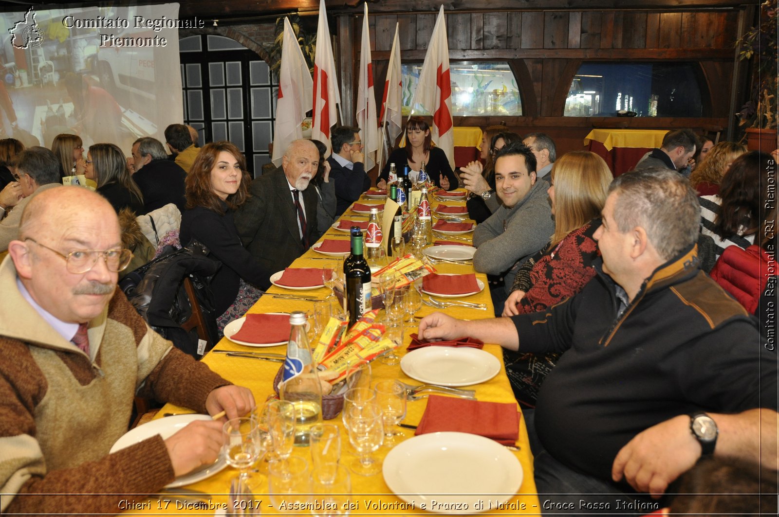 Chieri 17 Dicembre 2017 - Assemblea dei Volontari e Pranzo di Natale - Croce Rossa Italiana- Comitato Regionale del Piemonte