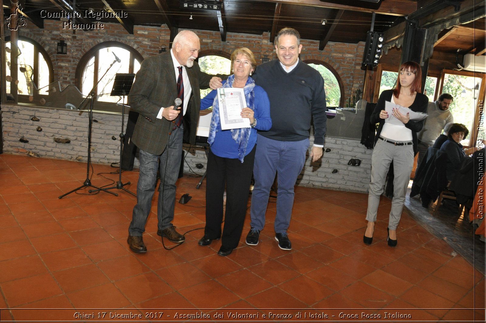 Chieri 17 Dicembre 2017 - Assemblea dei Volontari e Pranzo di Natale - Croce Rossa Italiana- Comitato Regionale del Piemonte