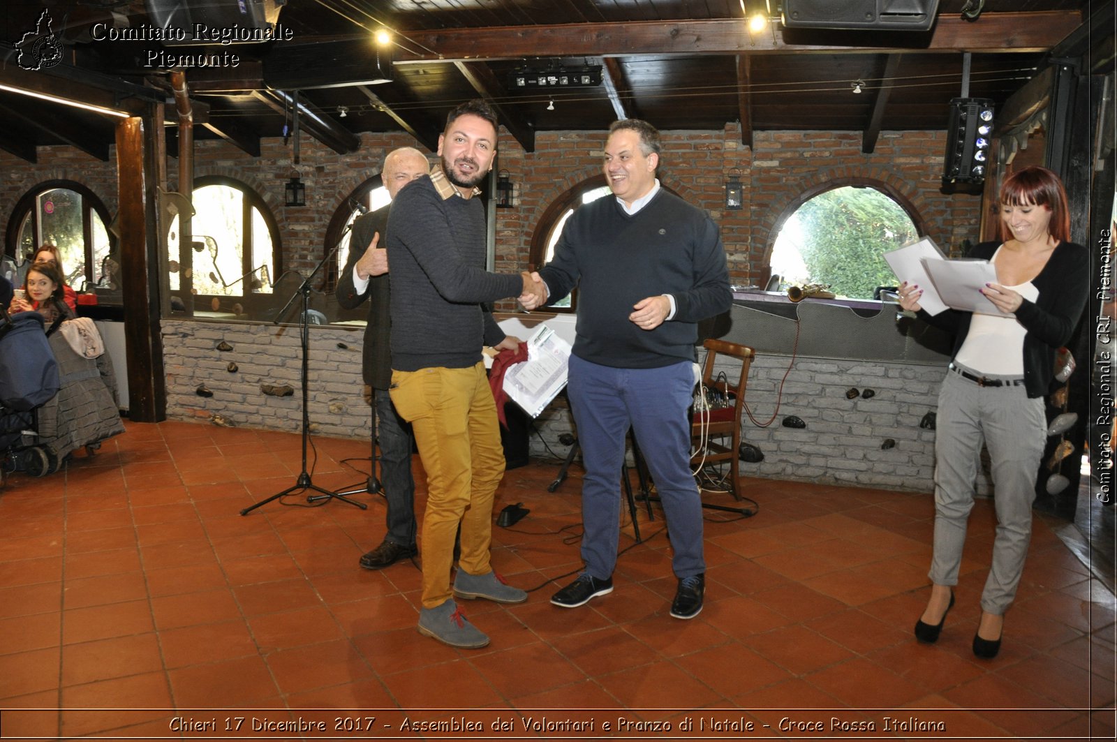 Chieri 17 Dicembre 2017 - Assemblea dei Volontari e Pranzo di Natale - Croce Rossa Italiana- Comitato Regionale del Piemonte