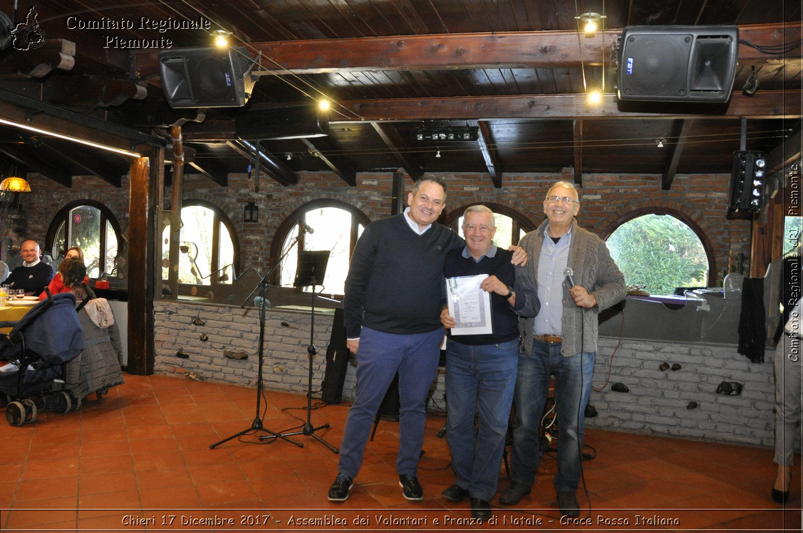 Chieri 17 Dicembre 2017 - Assemblea dei Volontari e Pranzo di Natale - Croce Rossa Italiana- Comitato Regionale del Piemonte