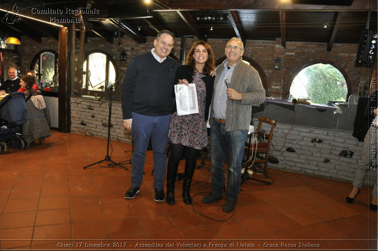 Chieri 17 Dicembre 2017 - Assemblea dei Volontari e Pranzo di Natale - Croce Rossa Italiana- Comitato Regionale del Piemonte